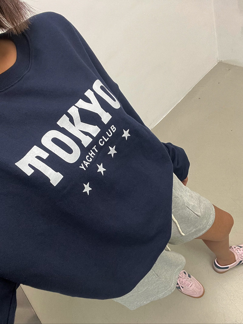TOKYOロゴスウェット&ドロストポケットハーフパンツSET | 詳細画像5