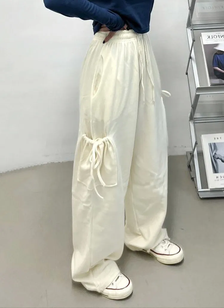 ドロストポケットスウェットワイドパンツ | 詳細画像1
