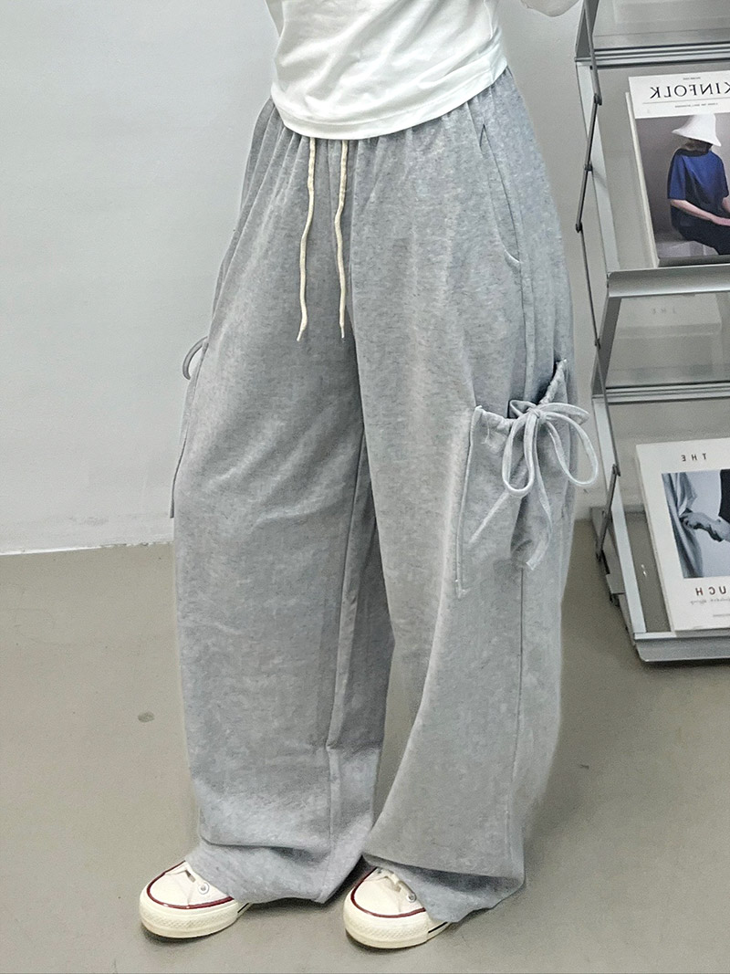 ドロストポケットスウェットワイドパンツ | 詳細画像4