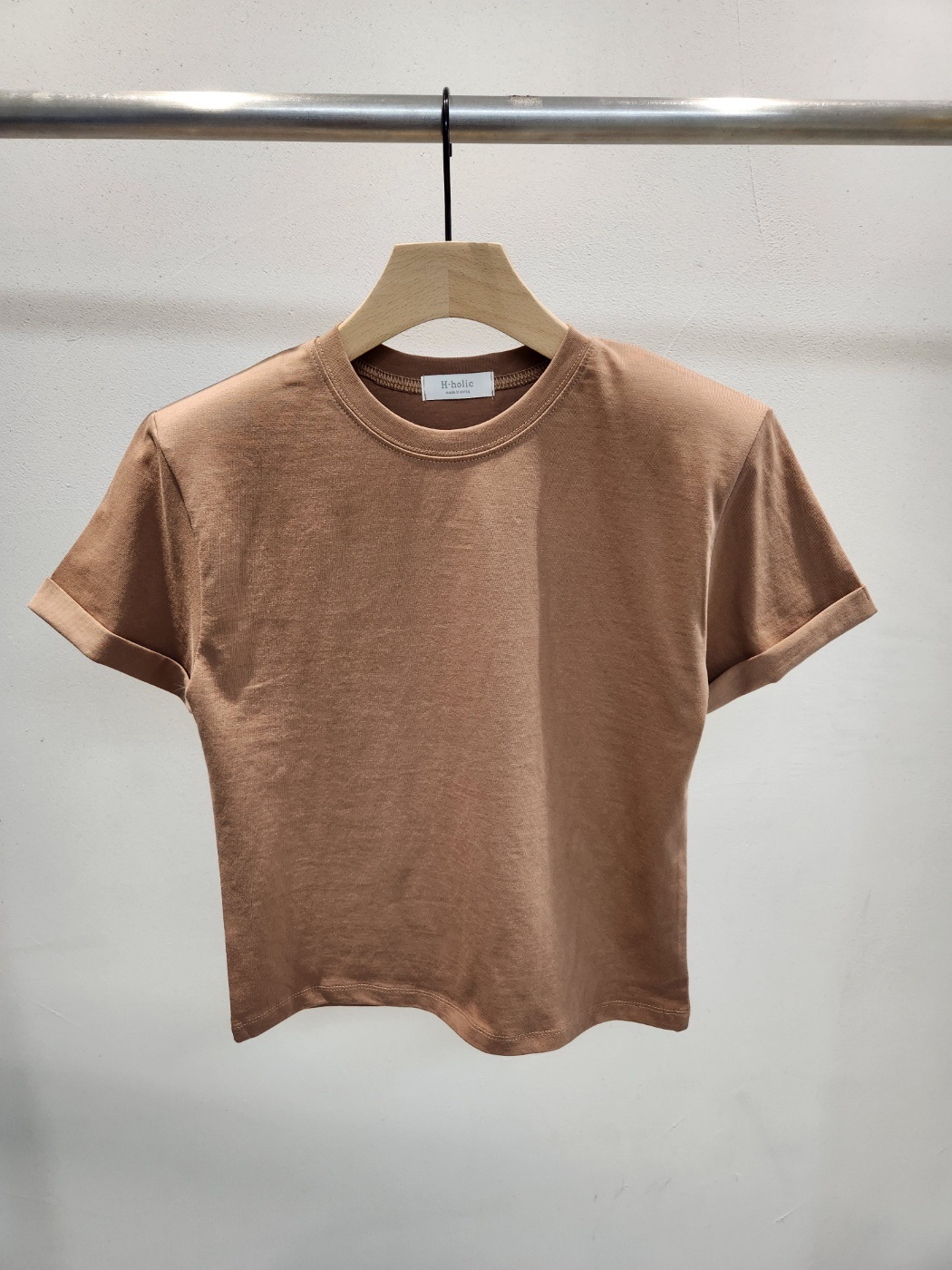 ショルダーパッドロールアップ半袖Tシャツ | 詳細画像9