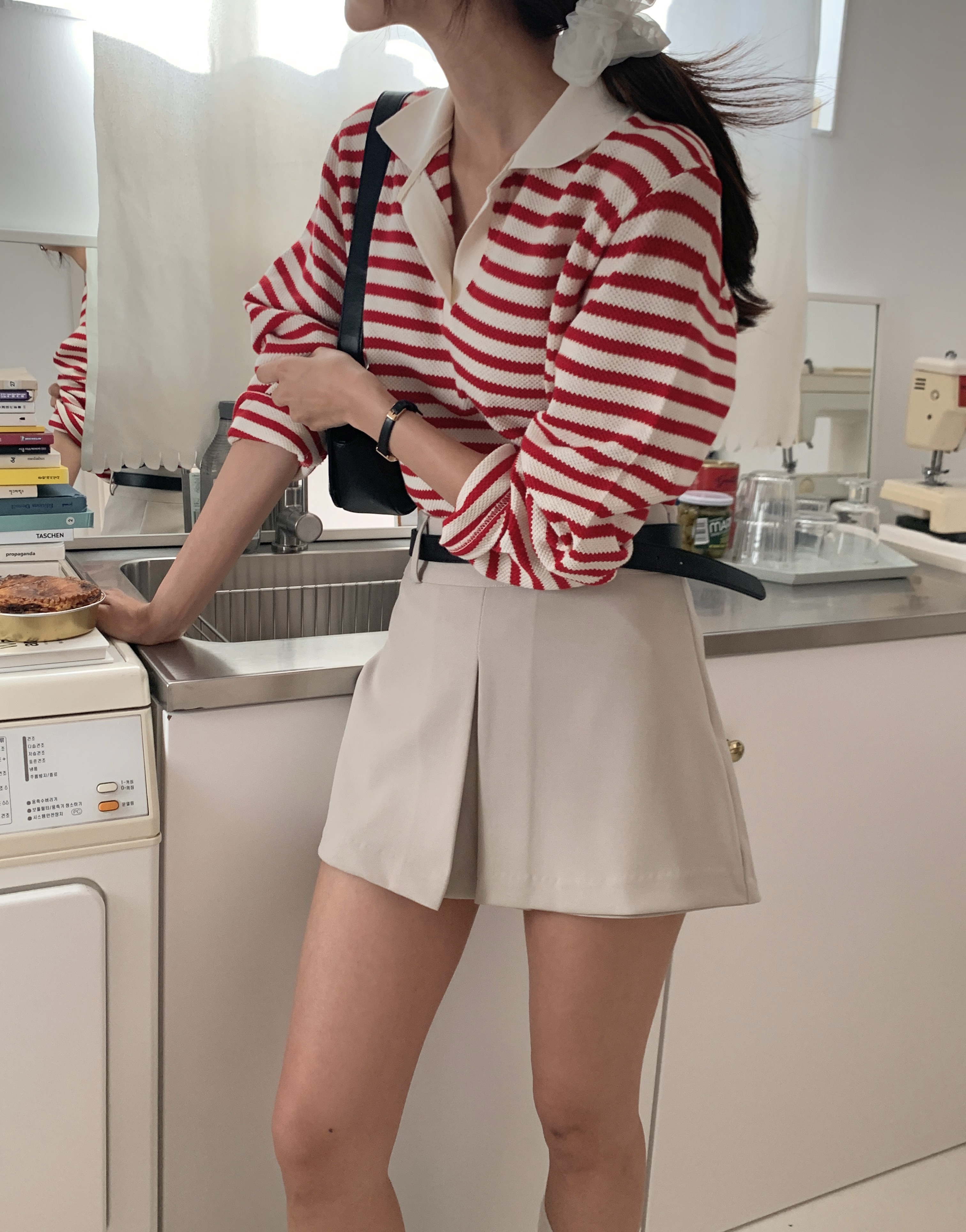 スキッパーボーダースリットTシャツ | 詳細画像10