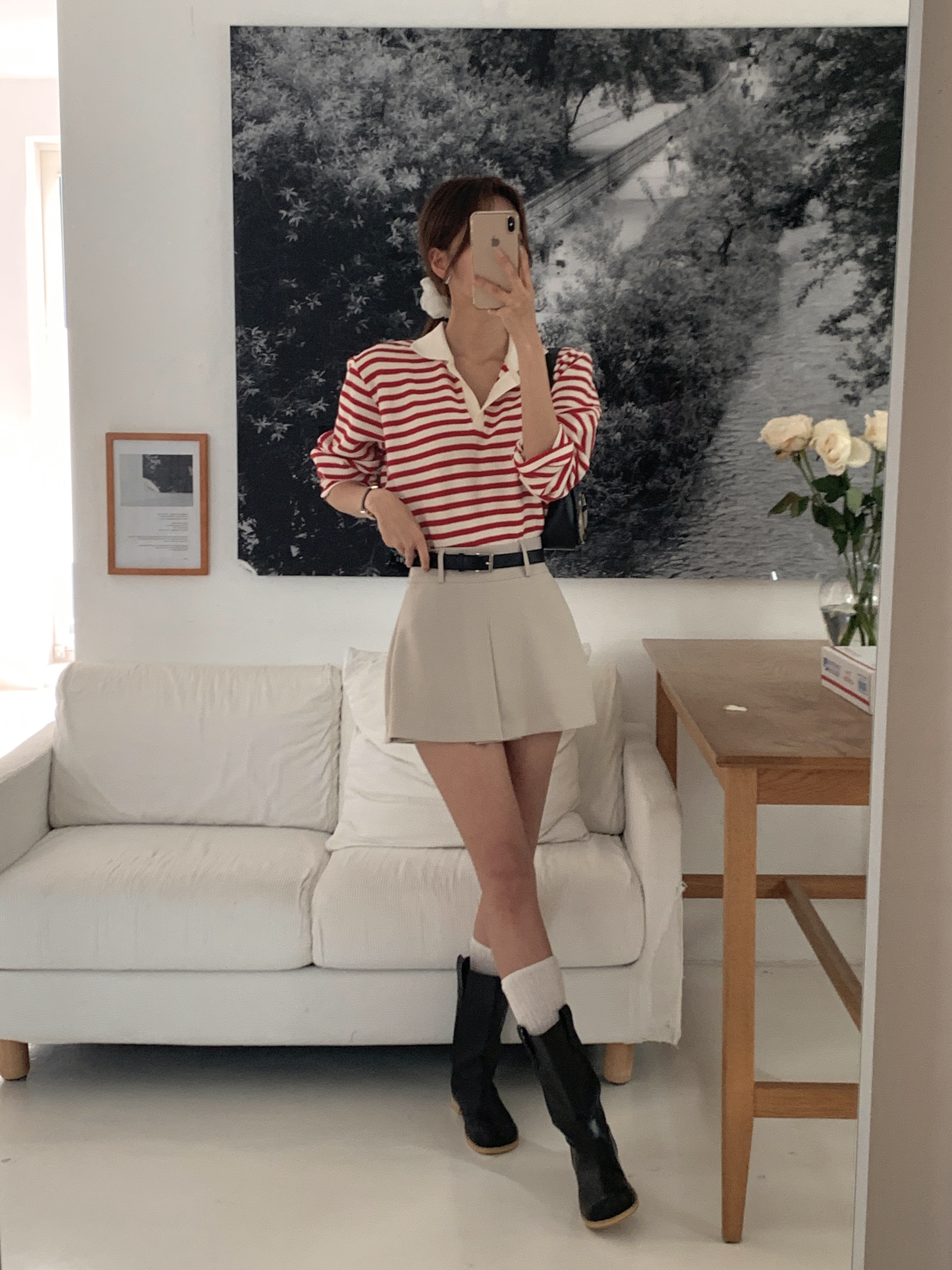 スキッパーボーダースリットTシャツ | 詳細画像13