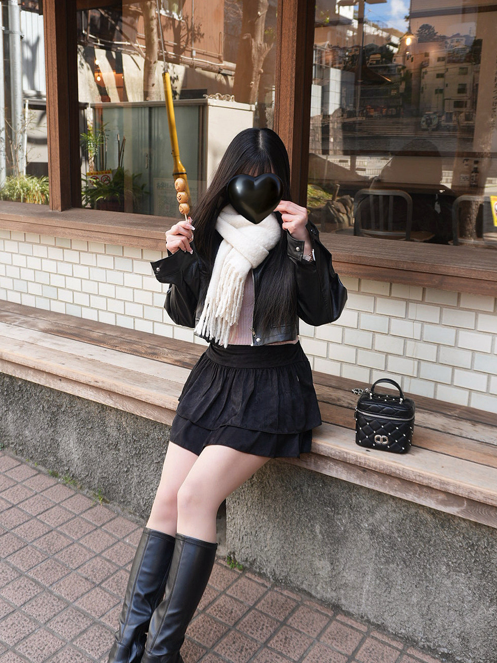 パンツ裏地ベロアティアードミニスカート | 詳細画像5