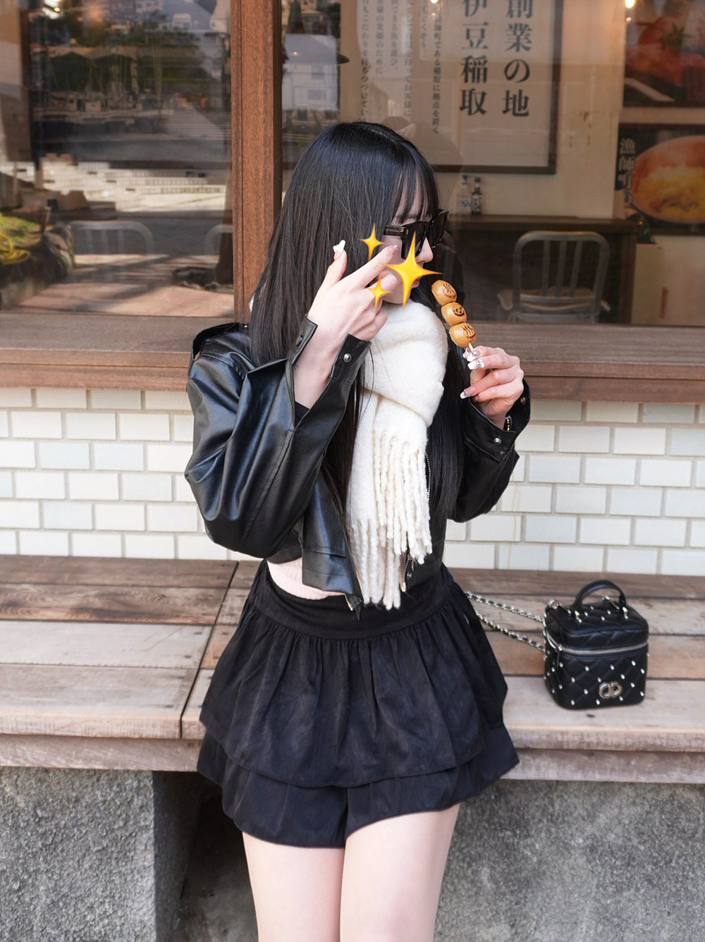 パンツ裏地ベロアティアードミニスカート | 詳細画像10