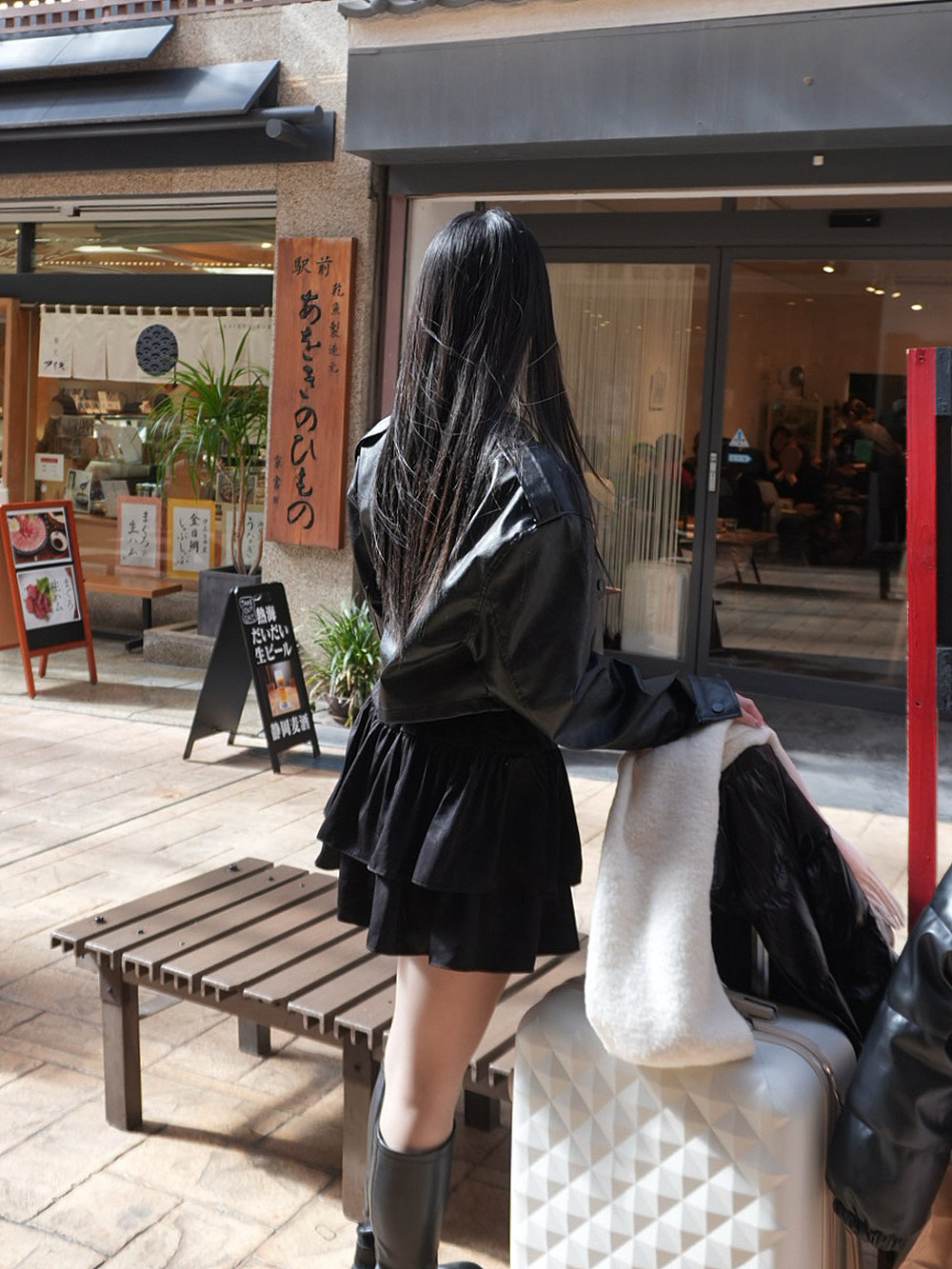 パンツ裏地ベロアティアードミニスカート | 詳細画像12