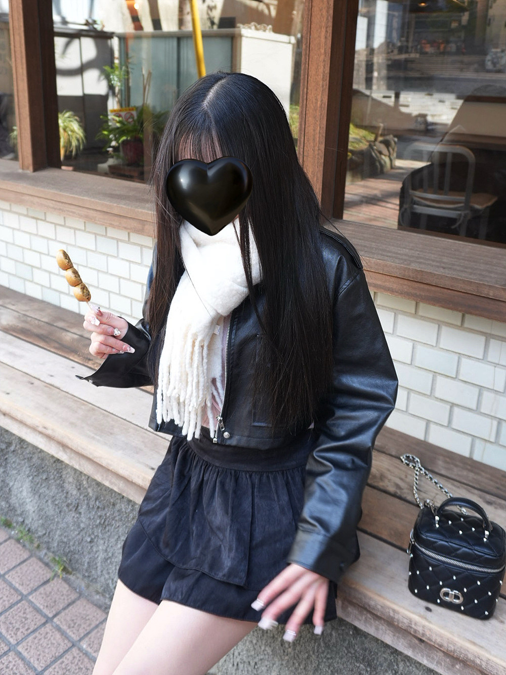 エッジエコレザークロップジャンパー | 詳細画像5