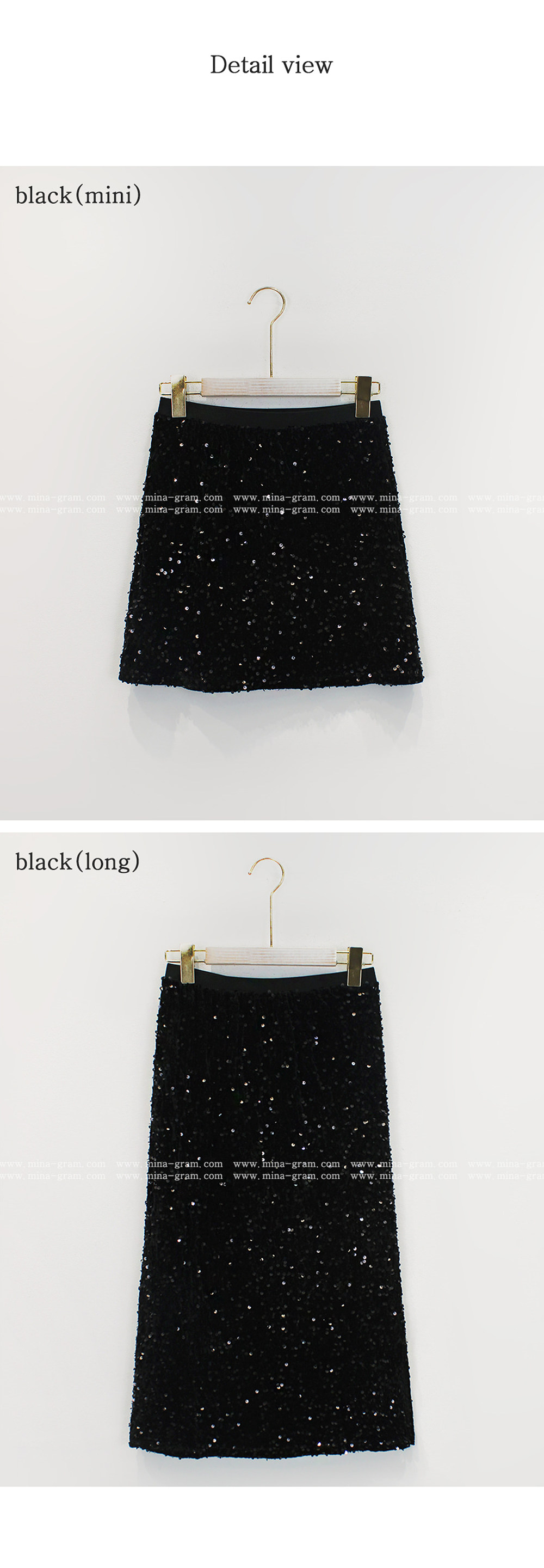 2TYPEスパンコールスカート | 詳細画像16