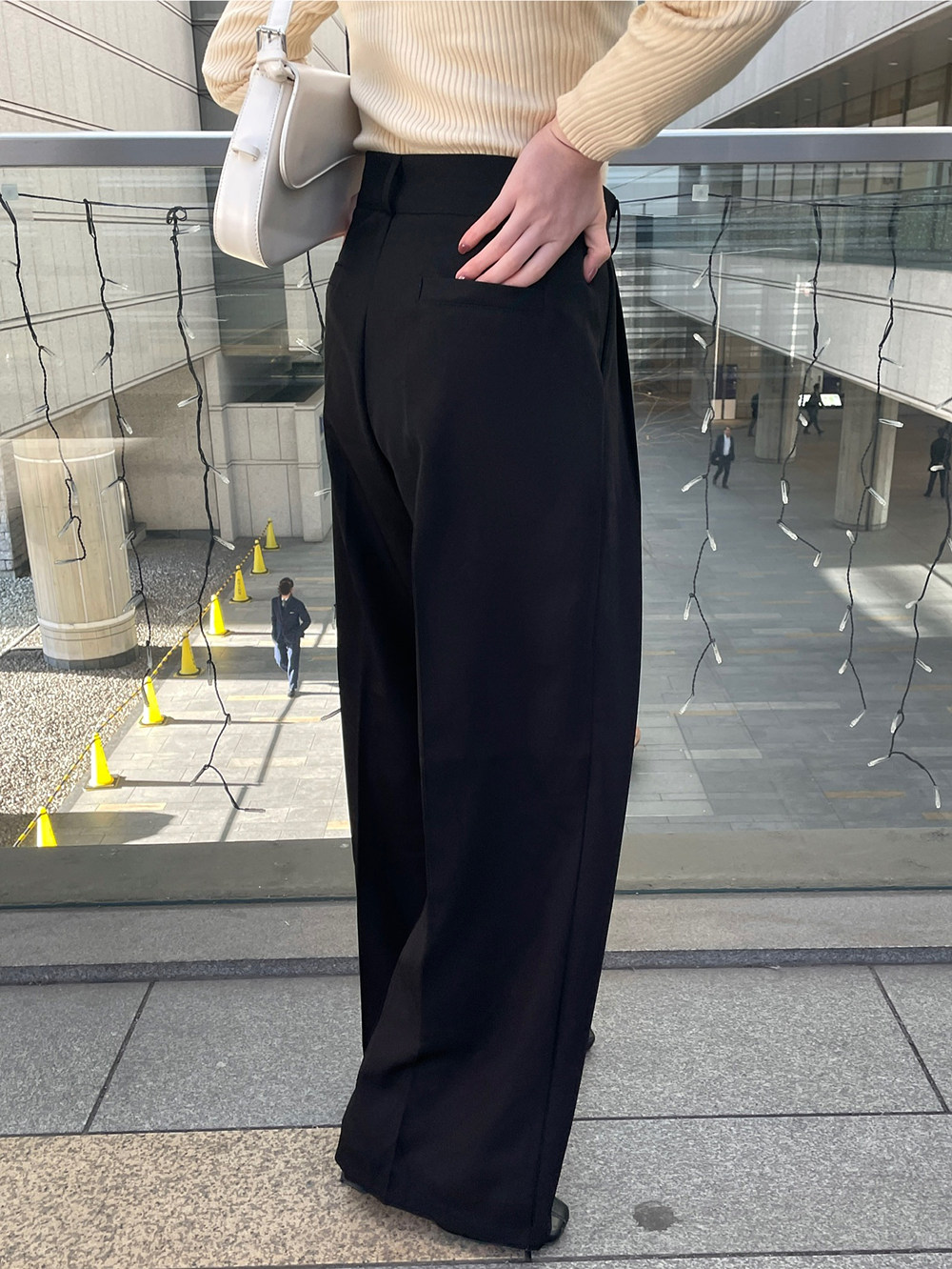 3TYPEハイウエストワイドスラックス | 詳細画像7