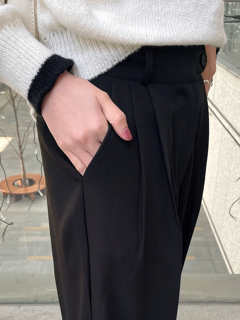 3TYPEハイウエストワイドスラックス | 詳細画像11