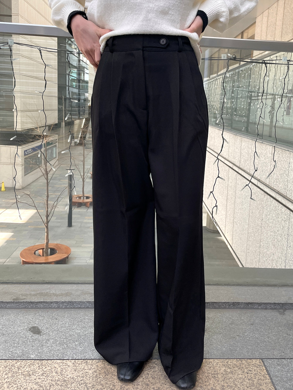 3TYPEハイウエストワイドスラックス | 詳細画像12