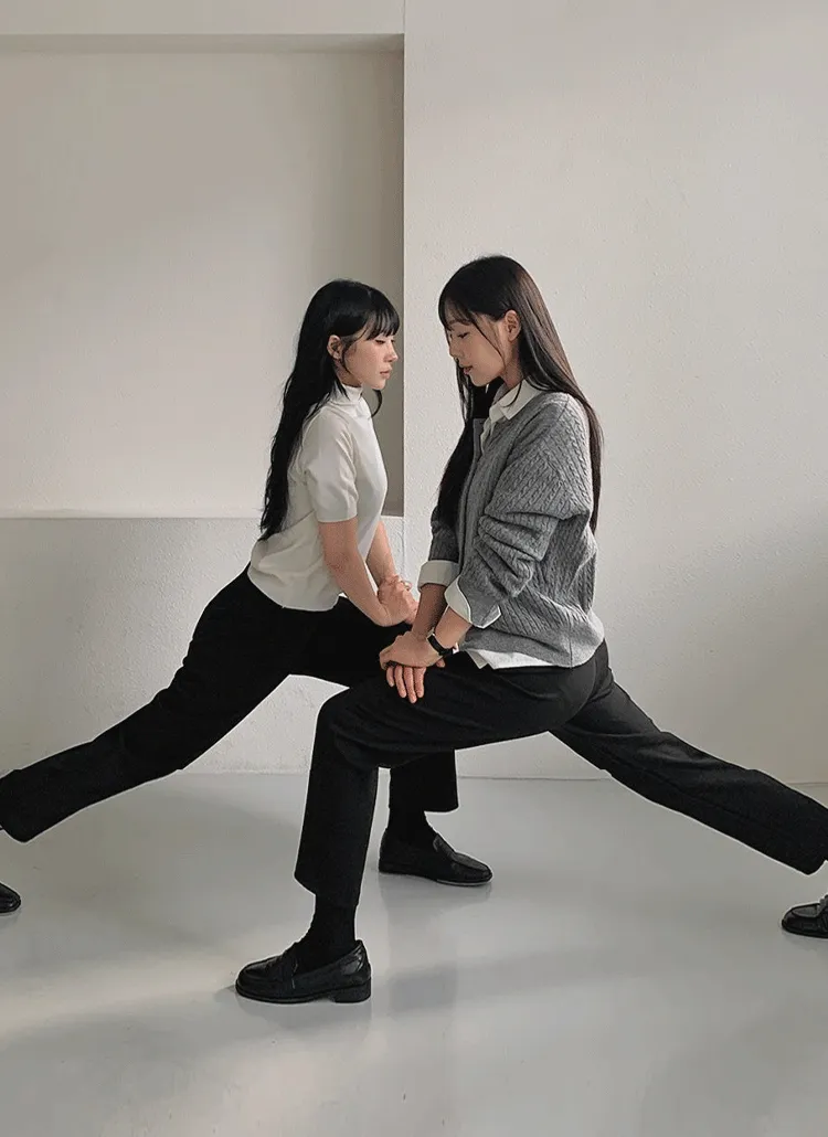 イージーストレッチワイドパンツ | hotping | 詳細画像1
