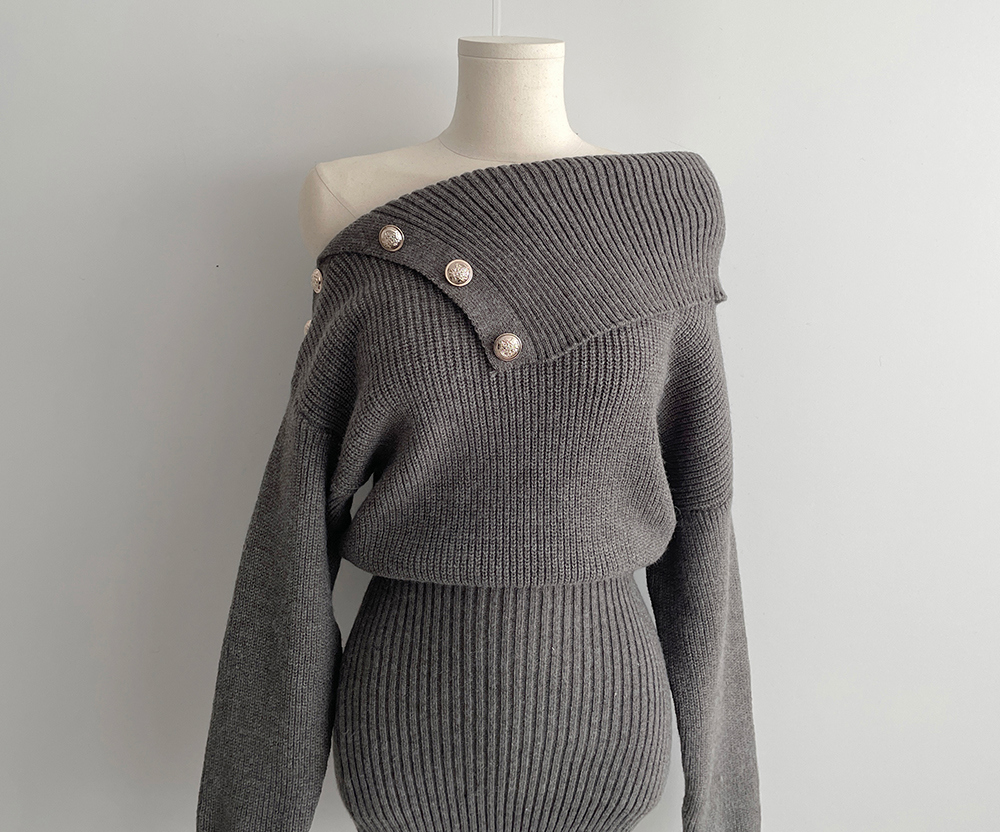 ゴールドボタンオフショルミニワンピース | 詳細画像16