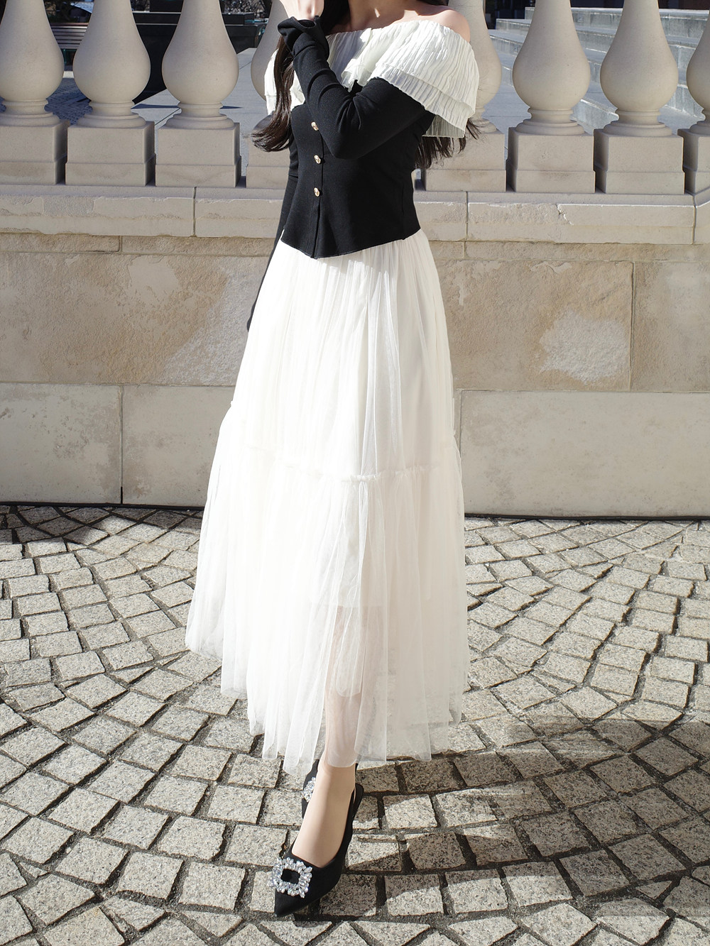 イギリス高級ブランド needle & thread チュールスカート イギリス高級ブランド needle & thread チュールスカート イギリス高級