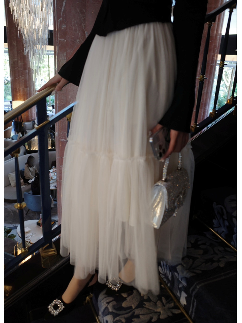 ロングチュールスカート | レディースファッション通販 - DHOLIC