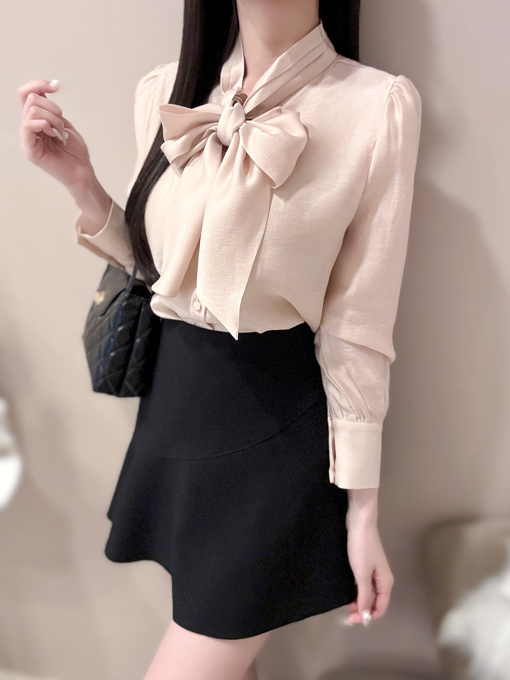 リボンシアーパフブラウス | 詳細画像11