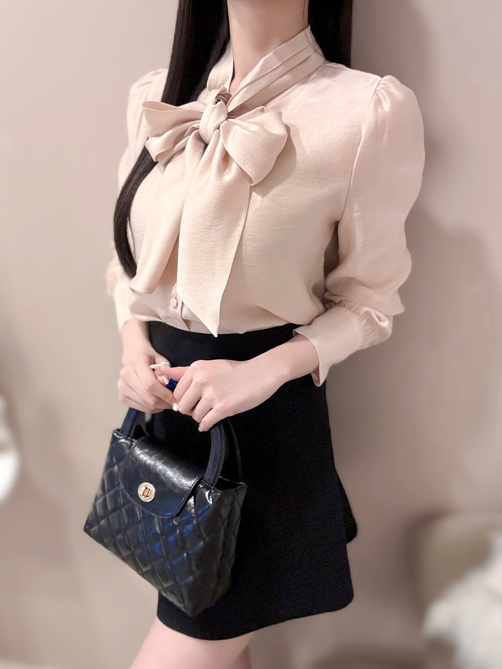 リボンシアーパフブラウス | 詳細画像12