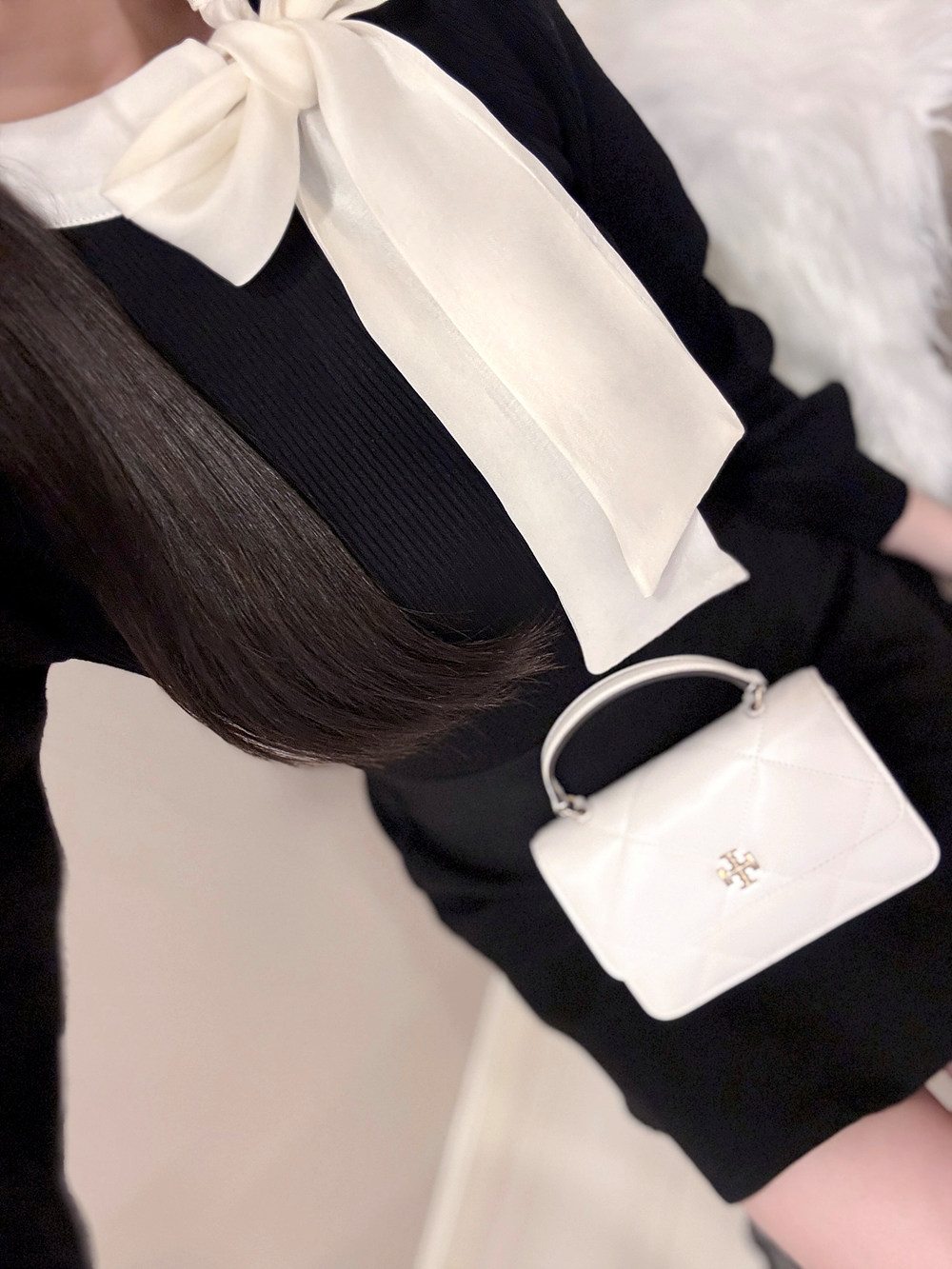 配色スカーフパフニット | 詳細画像4