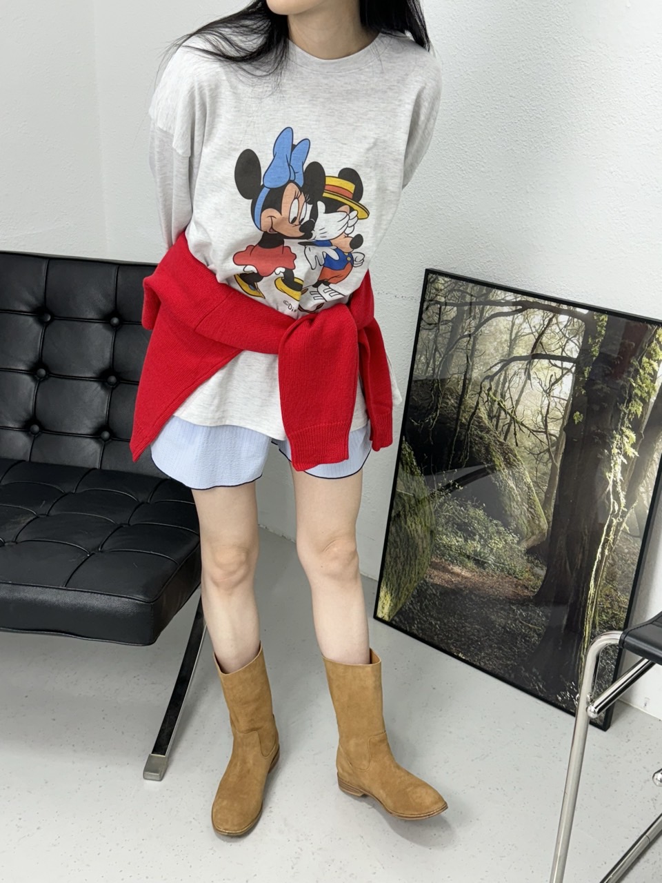 *Disney*ミッキー&ミニ―ボクシーTシャツ | 詳細画像5