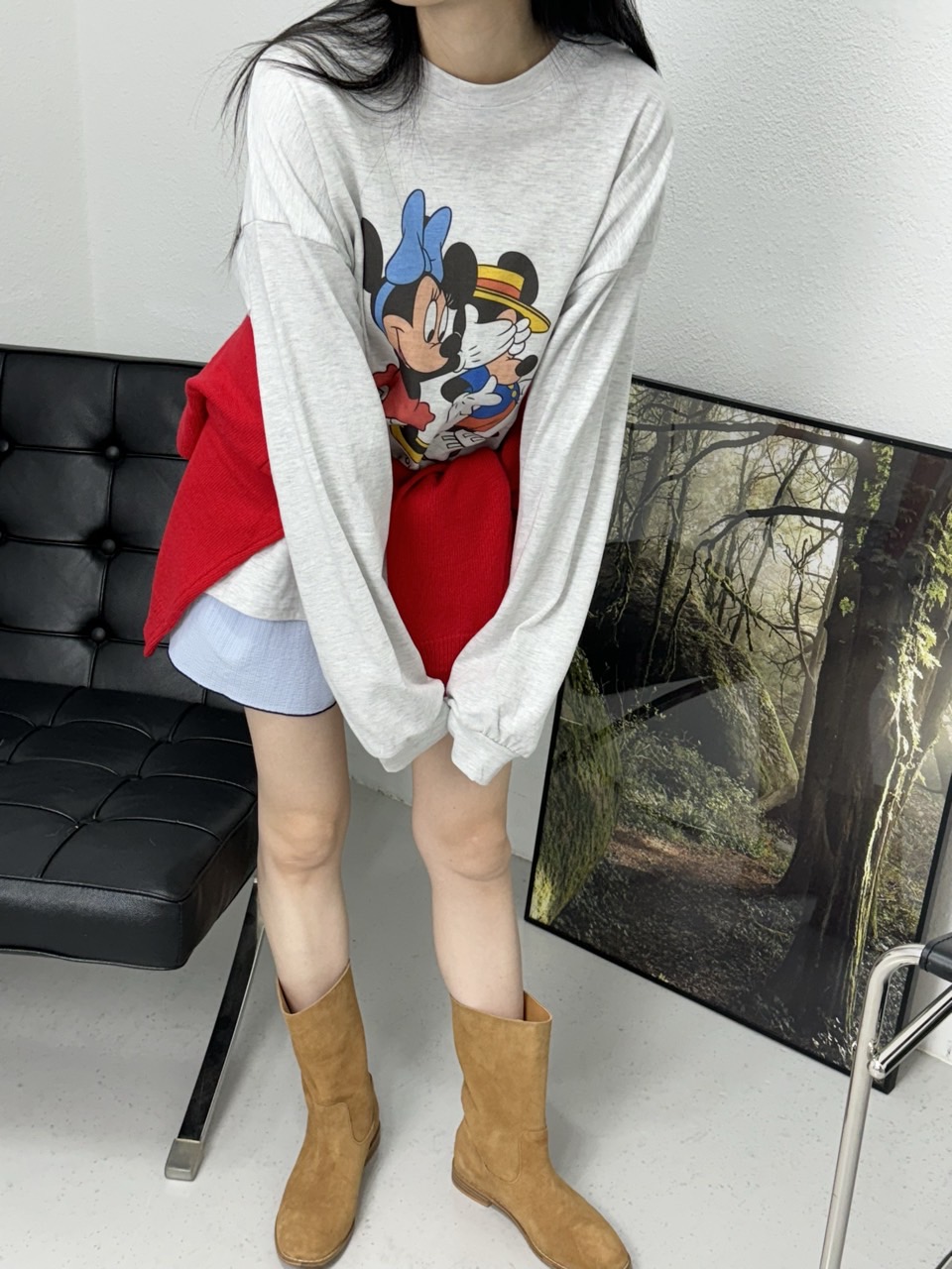 *Disney*ミッキー&ミニ―ボクシーTシャツ | 詳細画像6