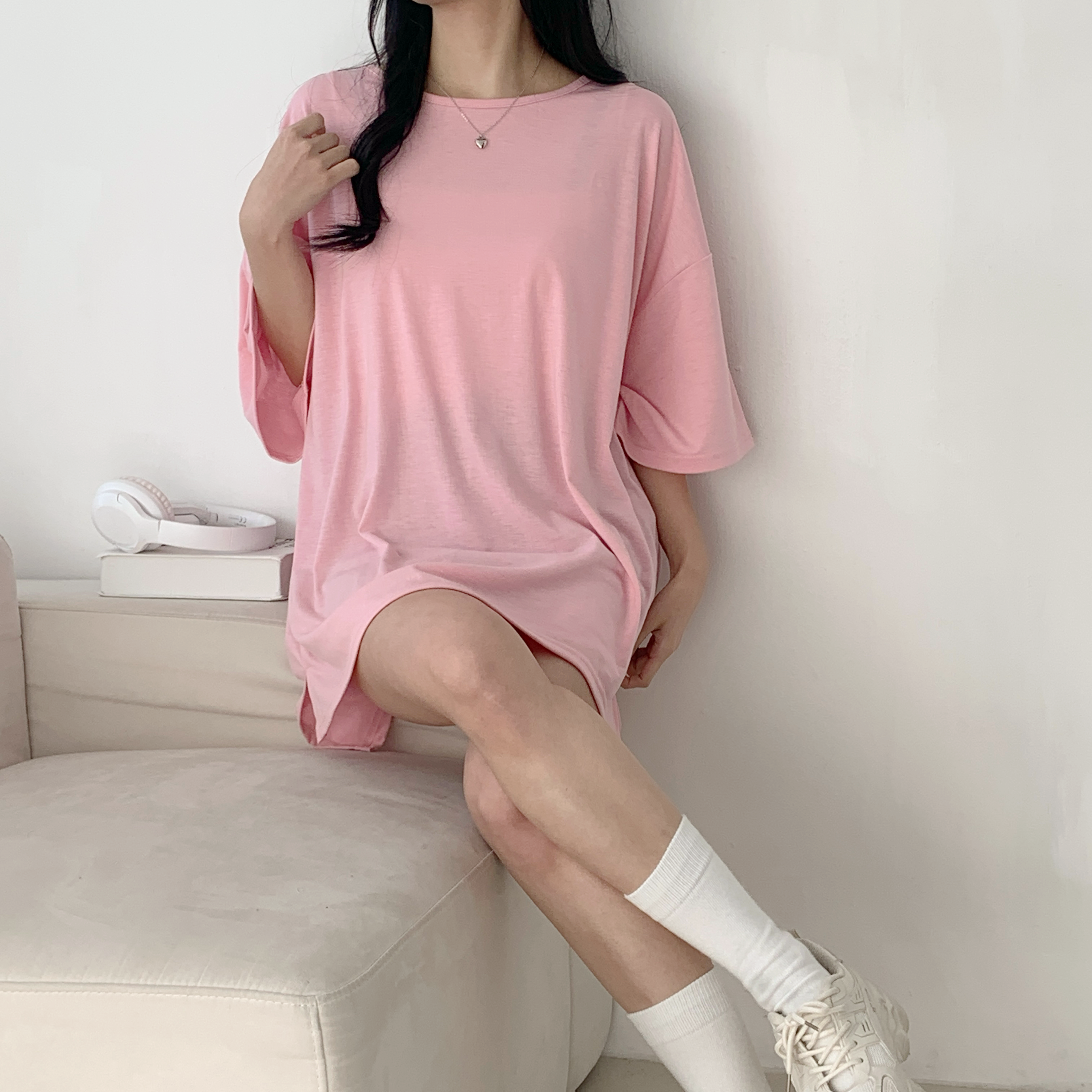 スリットロングボクシーTシャツ | 詳細画像18