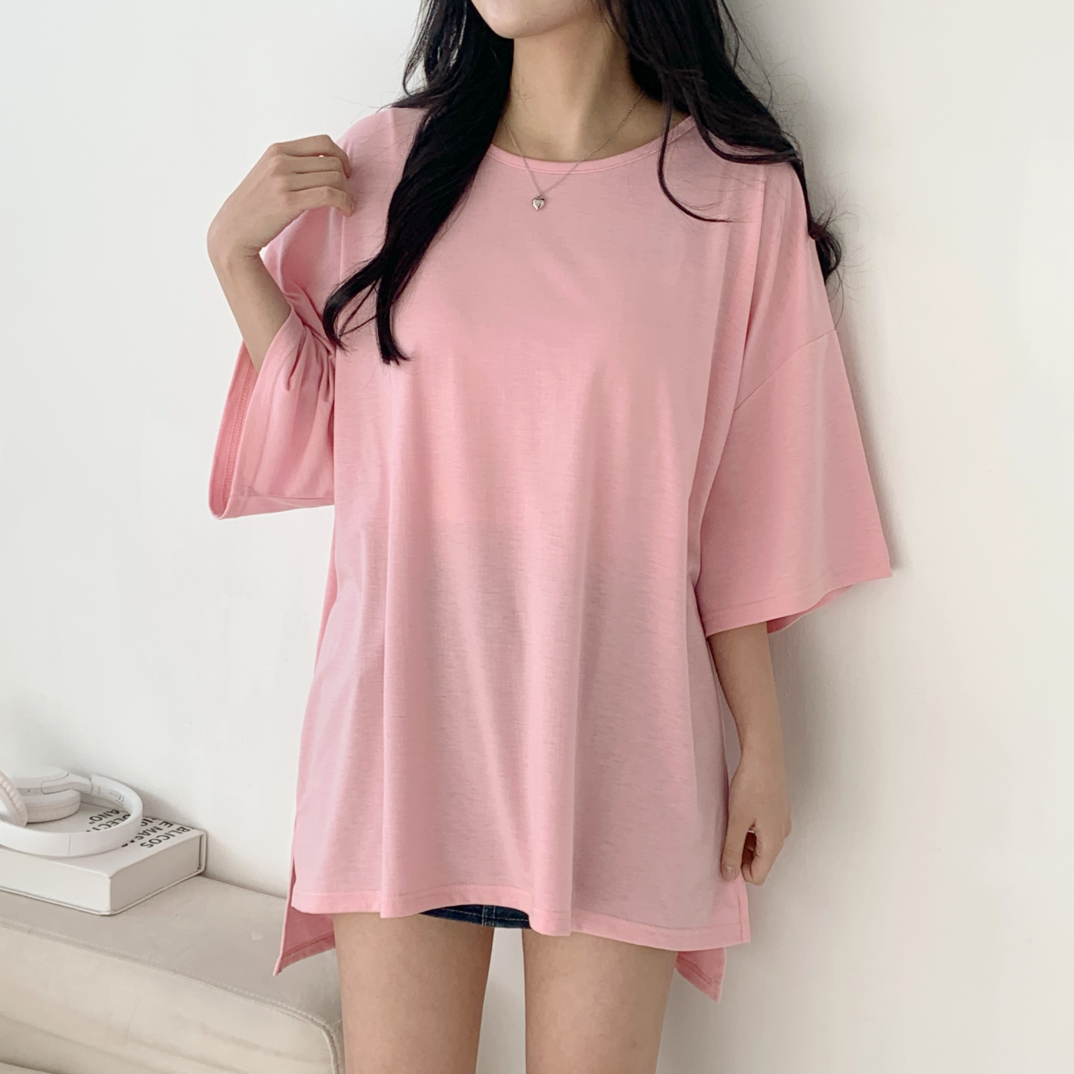 スリットロングボクシーTシャツ | 詳細画像13