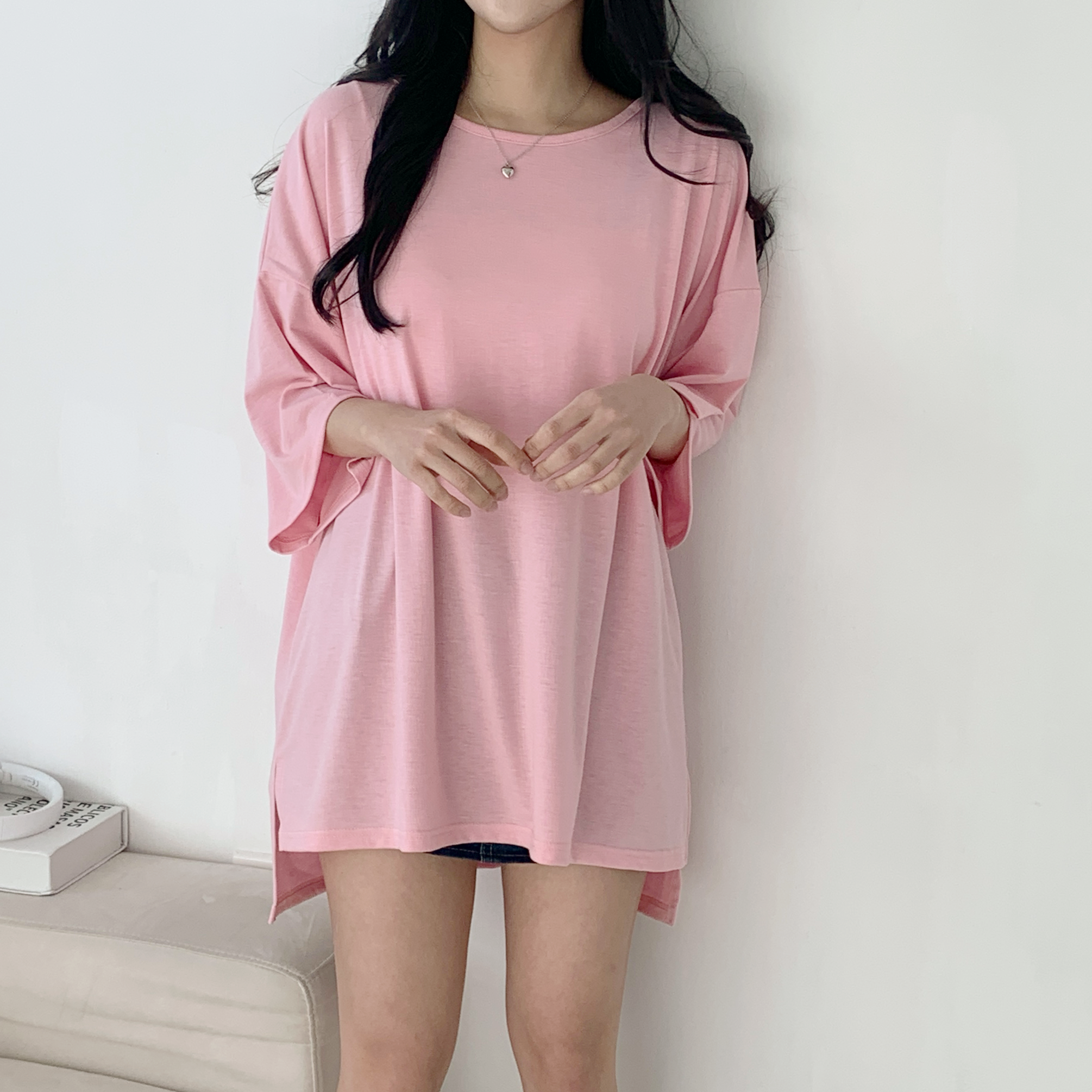スリットロングボクシーTシャツ | 詳細画像16