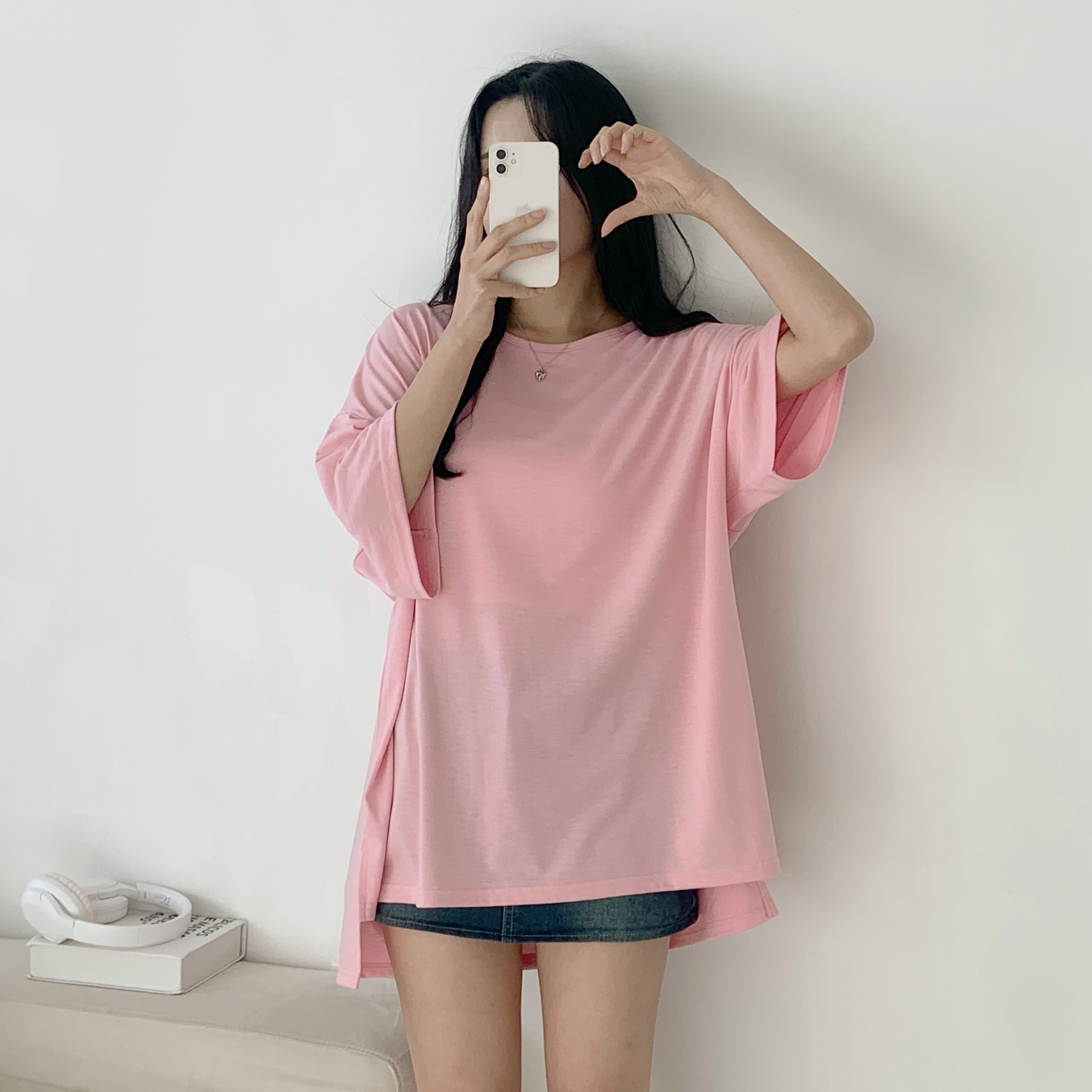 スリットロングボクシーTシャツ | 詳細画像12