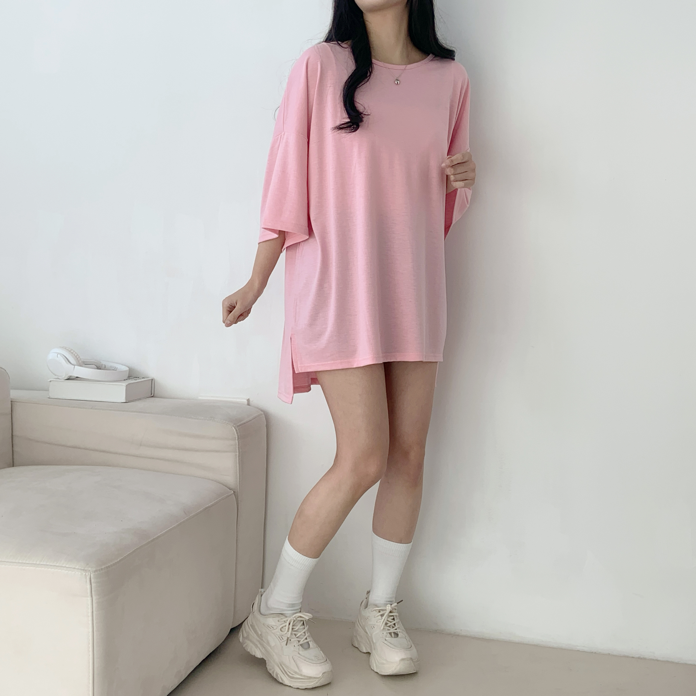 スリットロングボクシーTシャツ | 詳細画像19