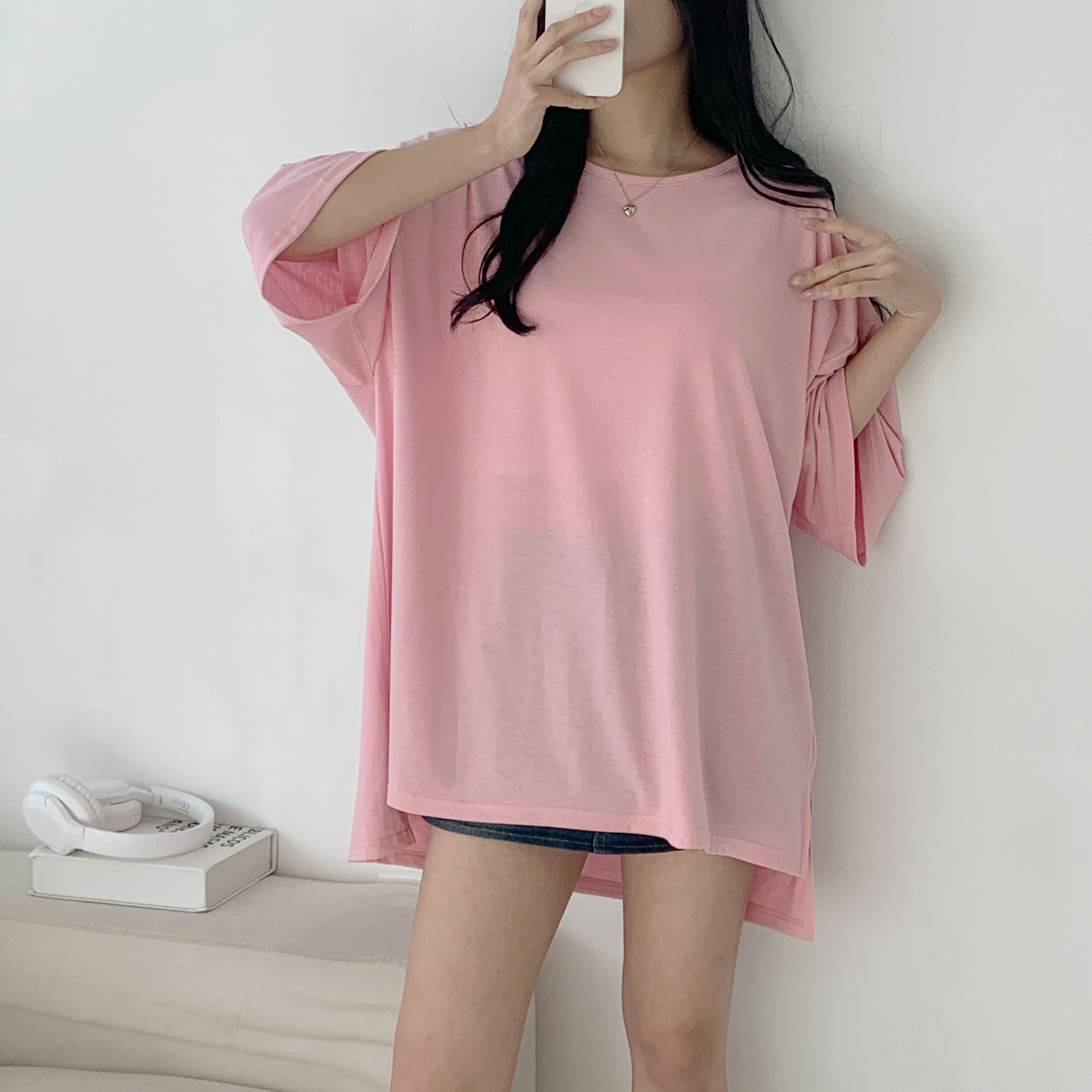 スリットロングボクシーTシャツ | 詳細画像14