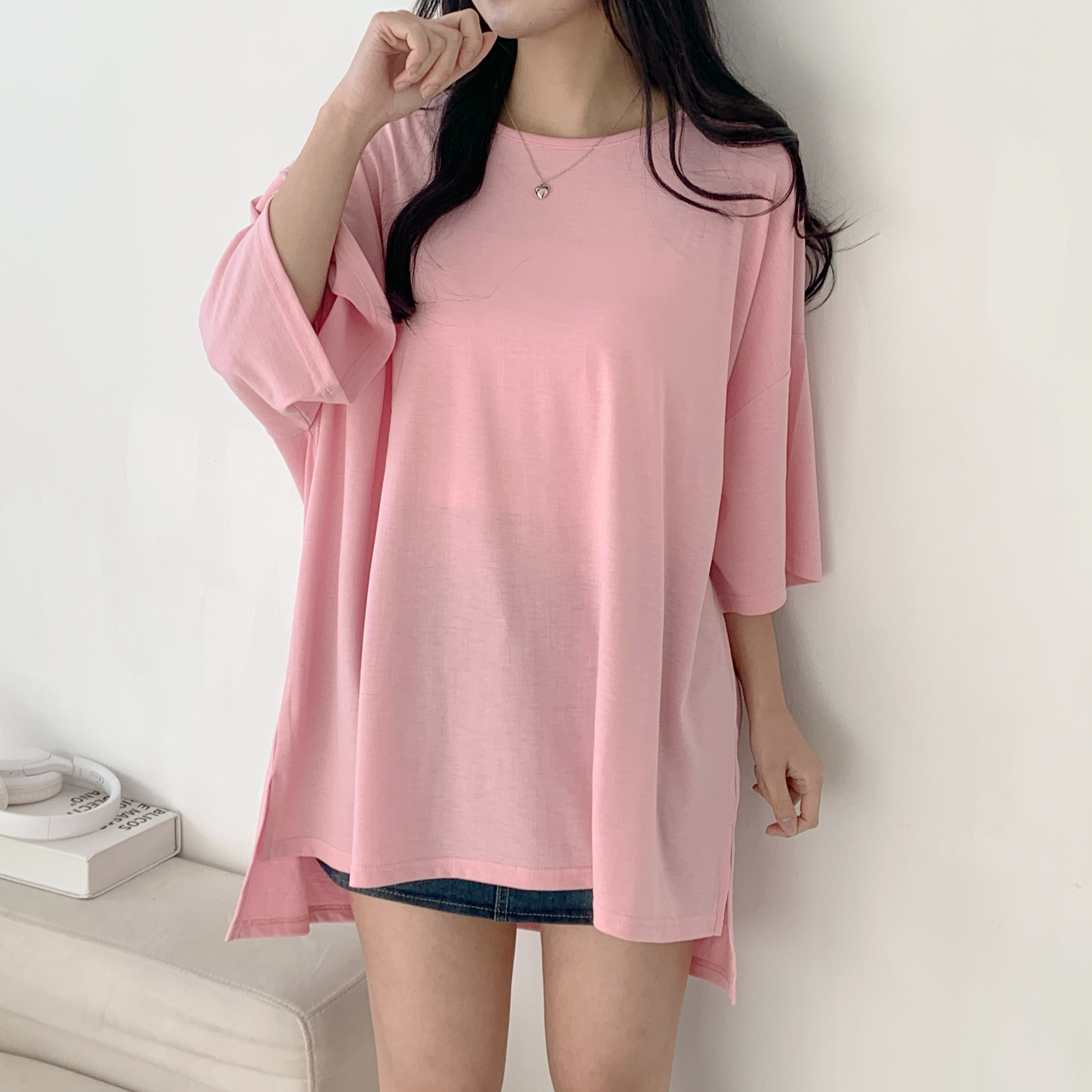 スリットロングボクシーTシャツ | 詳細画像20