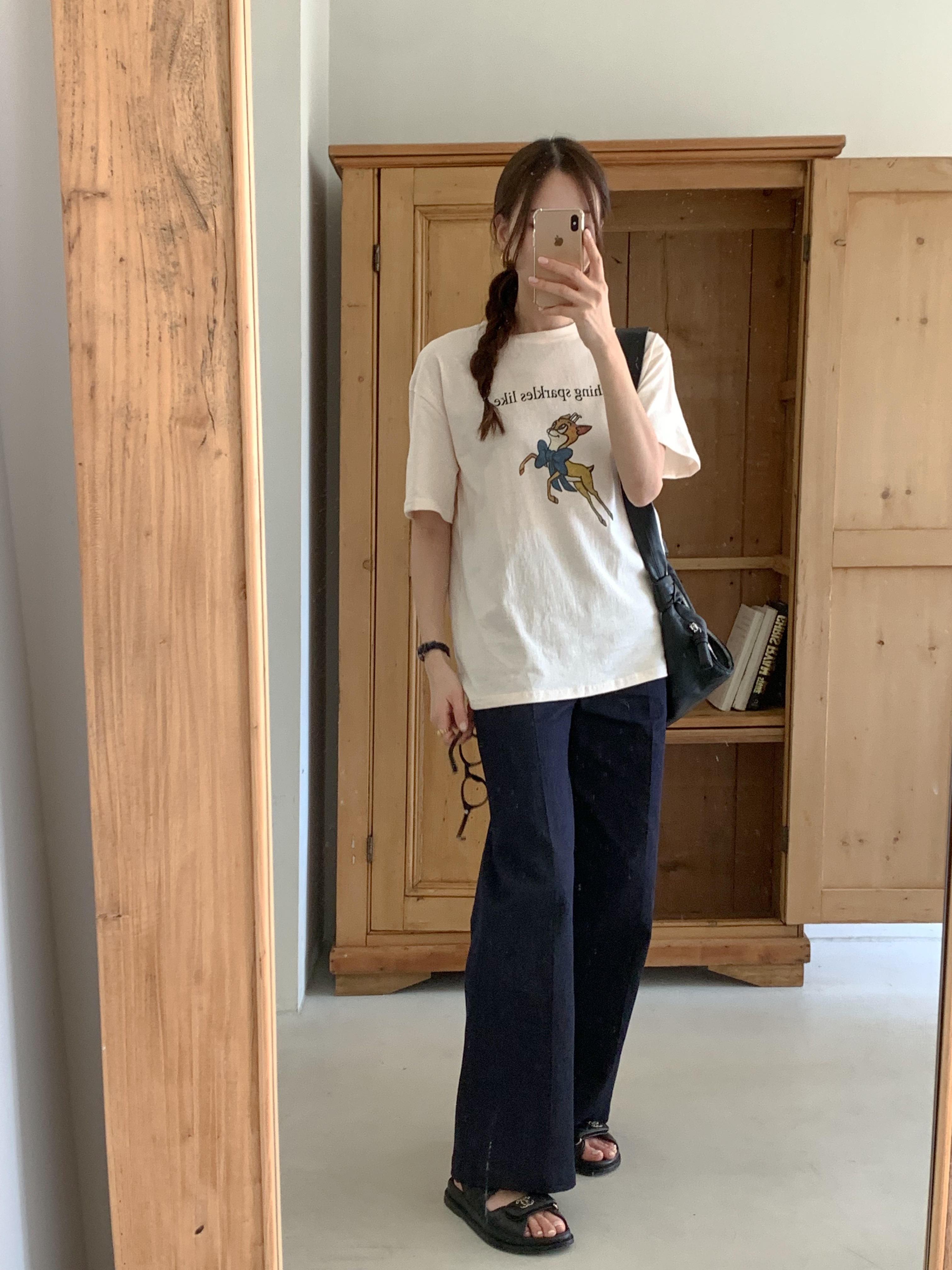 リボンバンビプリント半袖Tシャツ | 詳細画像20