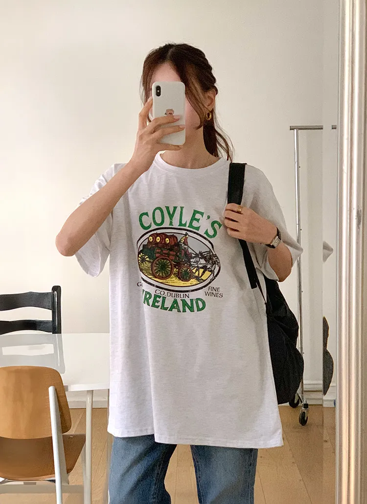 IRELANDプリント半袖Tシャツ | 詳細画像1