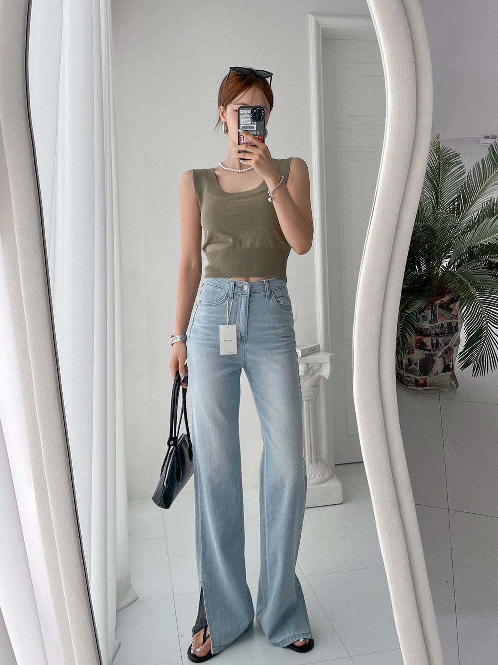 Uネックニットタンクトップ | 詳細画像5