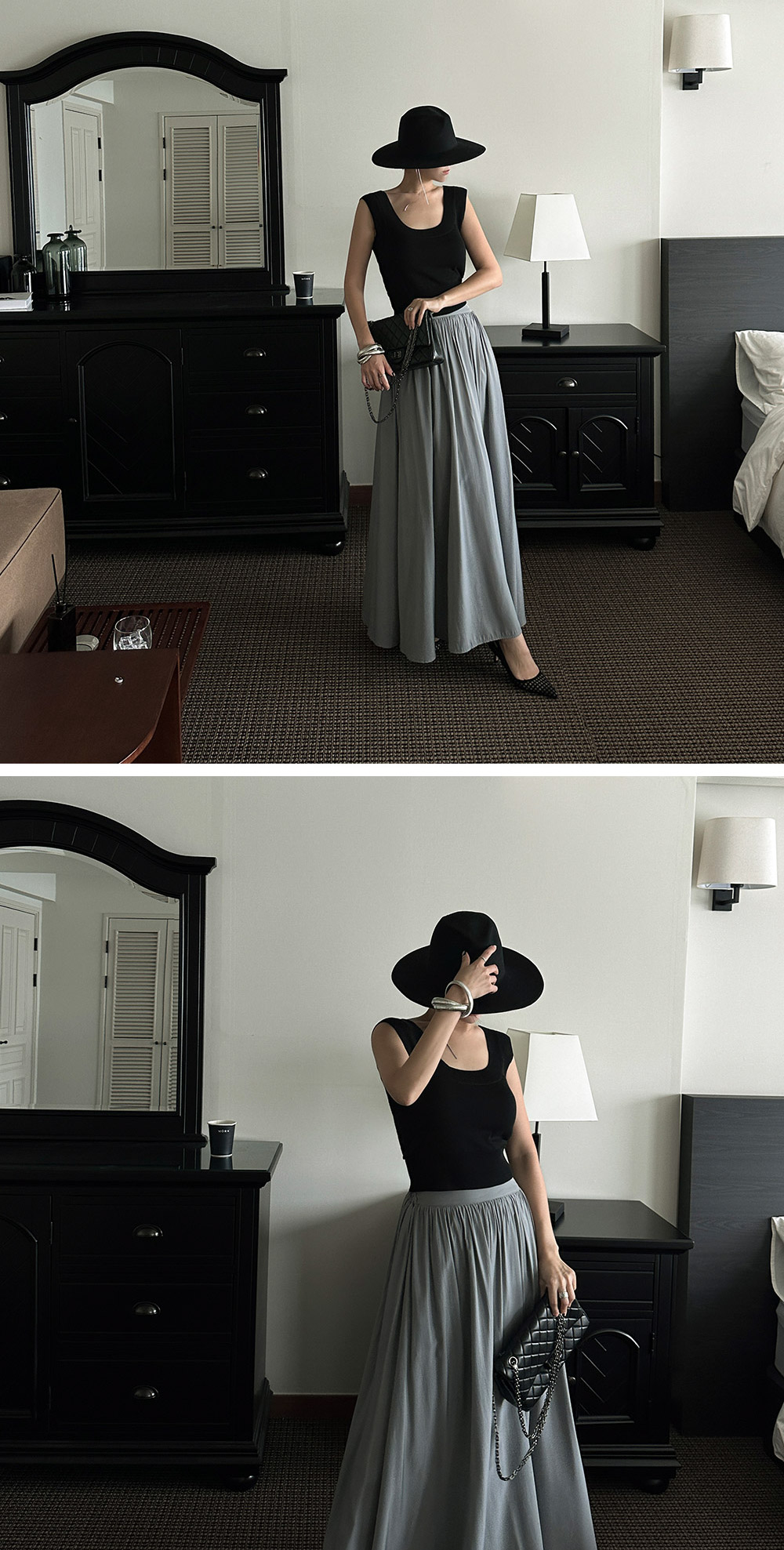 Uネックニットタンクトップ | 詳細画像8