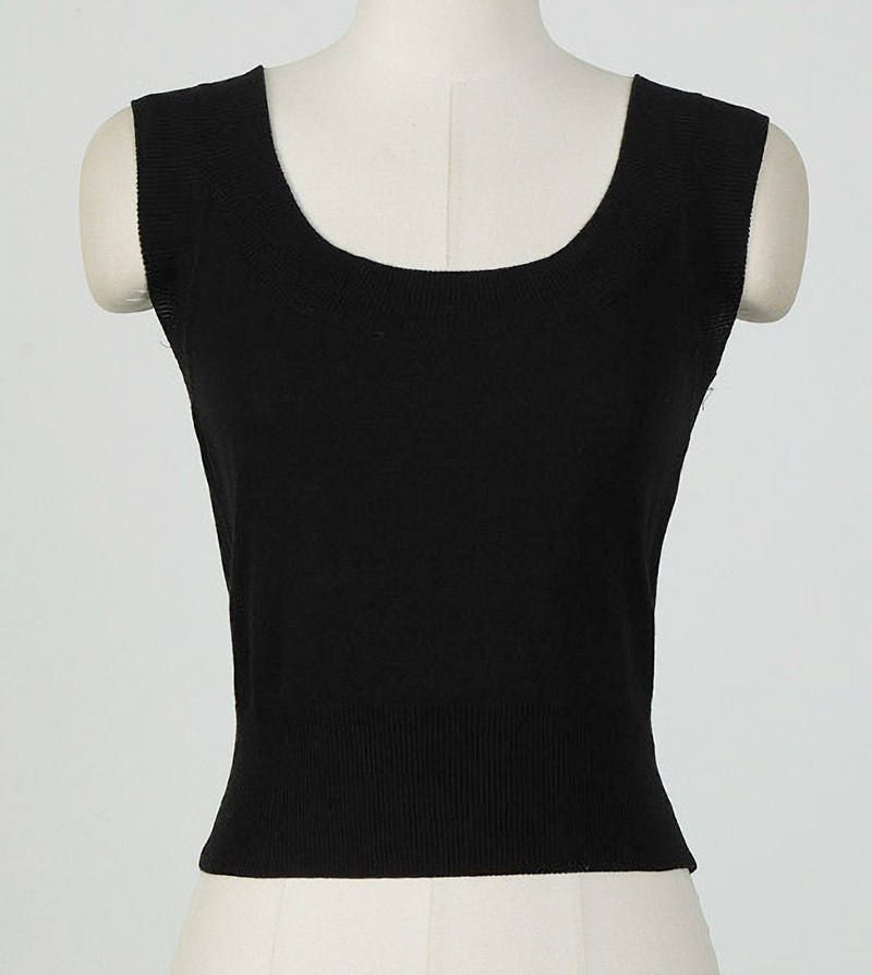 Uネックニットタンクトップ | 詳細画像12