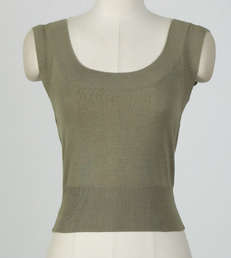 Uネックニットタンクトップ | 詳細画像14