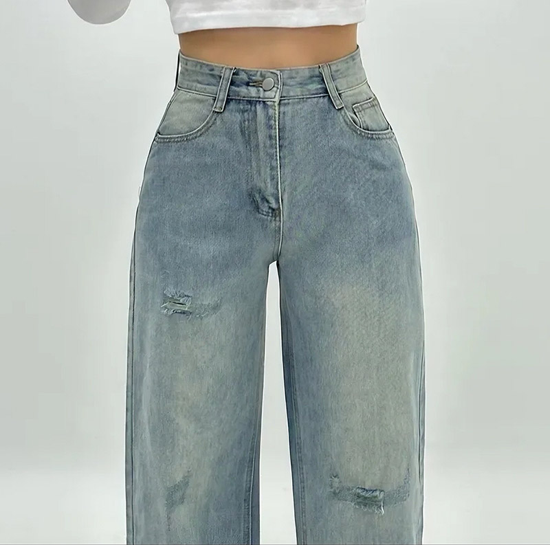 ダメージストレートデニムパンツ | 詳細画像5