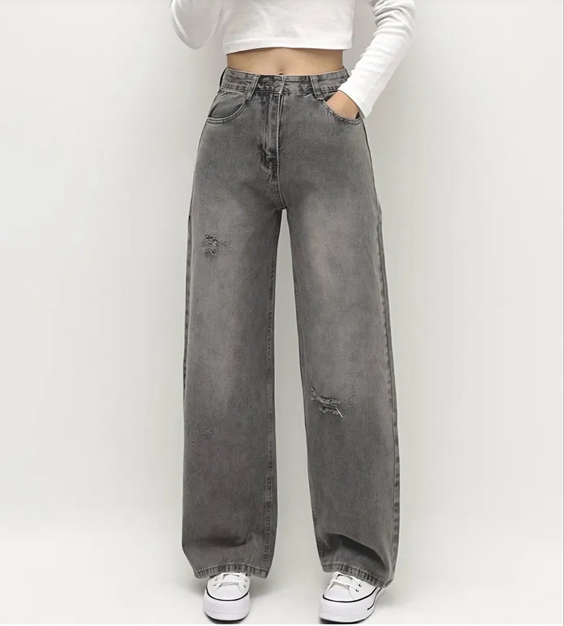 ダメージストレートデニムパンツ | 詳細画像6