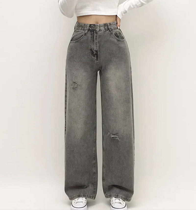 ダメージストレートデニムパンツ | 詳細画像7