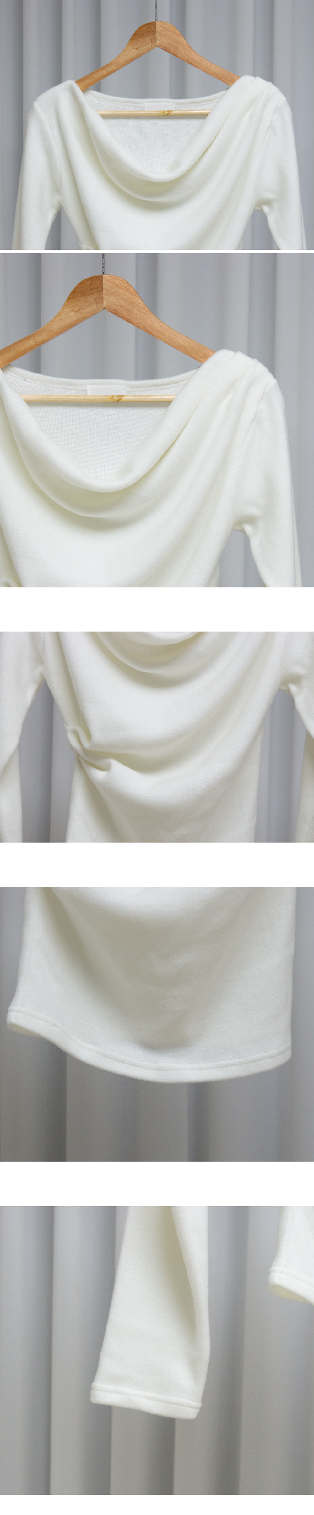 2WAY起毛ドレープ長袖Tシャツ | 詳細画像19