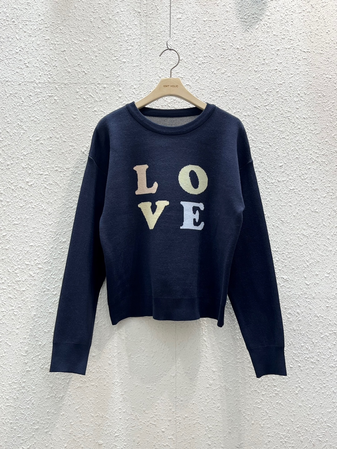 パステルLOVEロゴラウンドニット | 詳細画像9