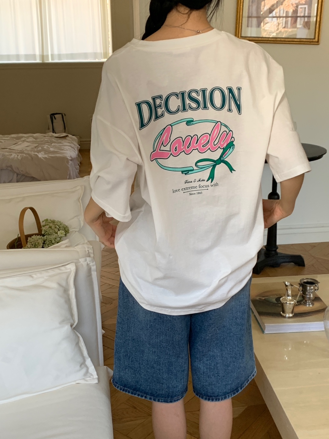 バックリボンロゴボクシーTシャツ | 詳細画像7