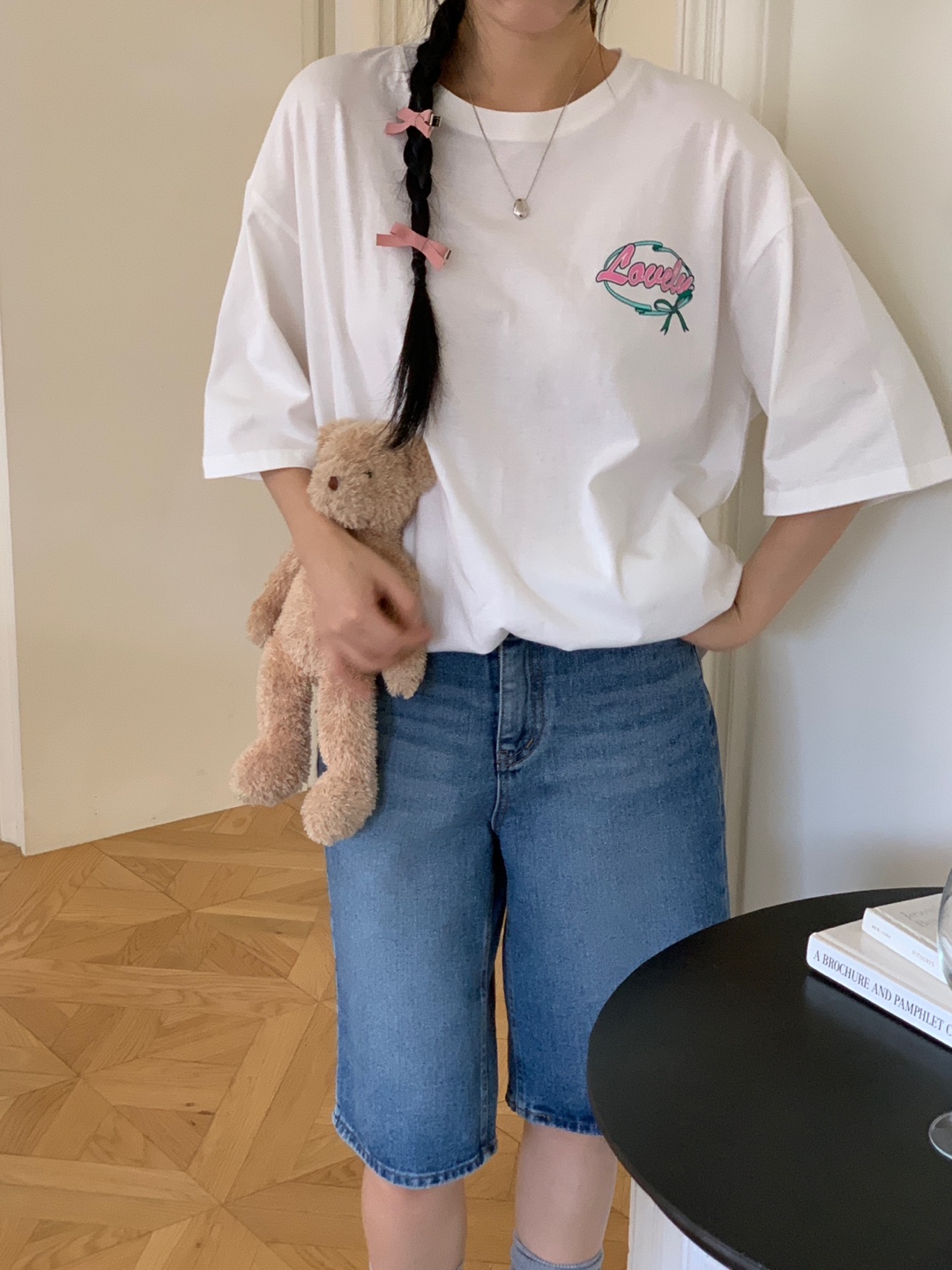 バックリボンロゴボクシーTシャツ | 詳細画像8
