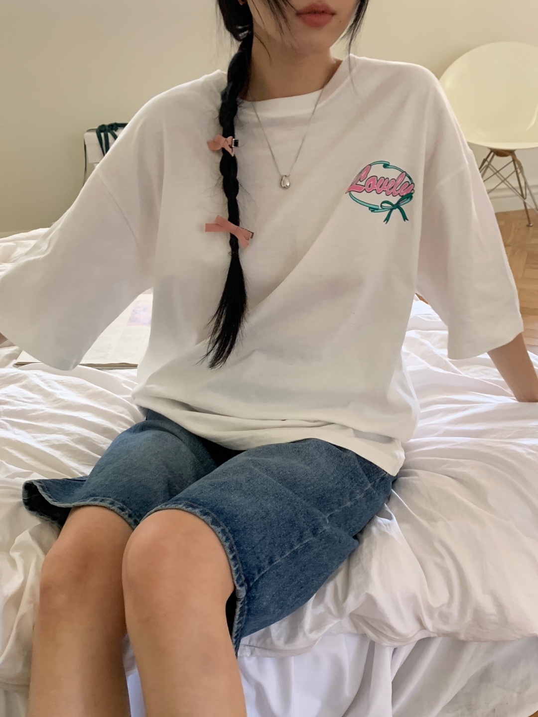 バックリボンロゴボクシーTシャツ | 詳細画像10
