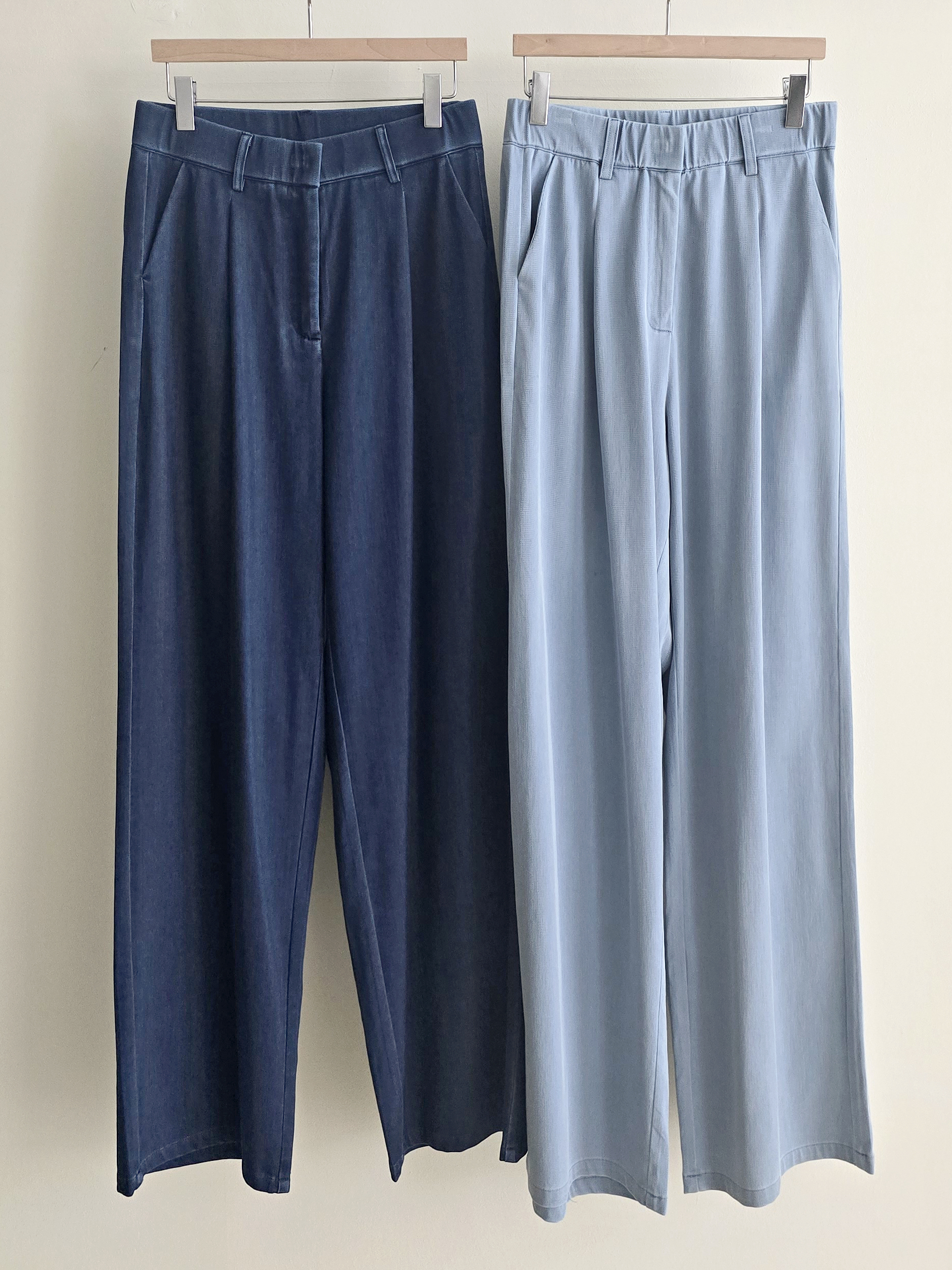 ウエストゴムホックタックワイドデニムパンツ | 詳細画像12