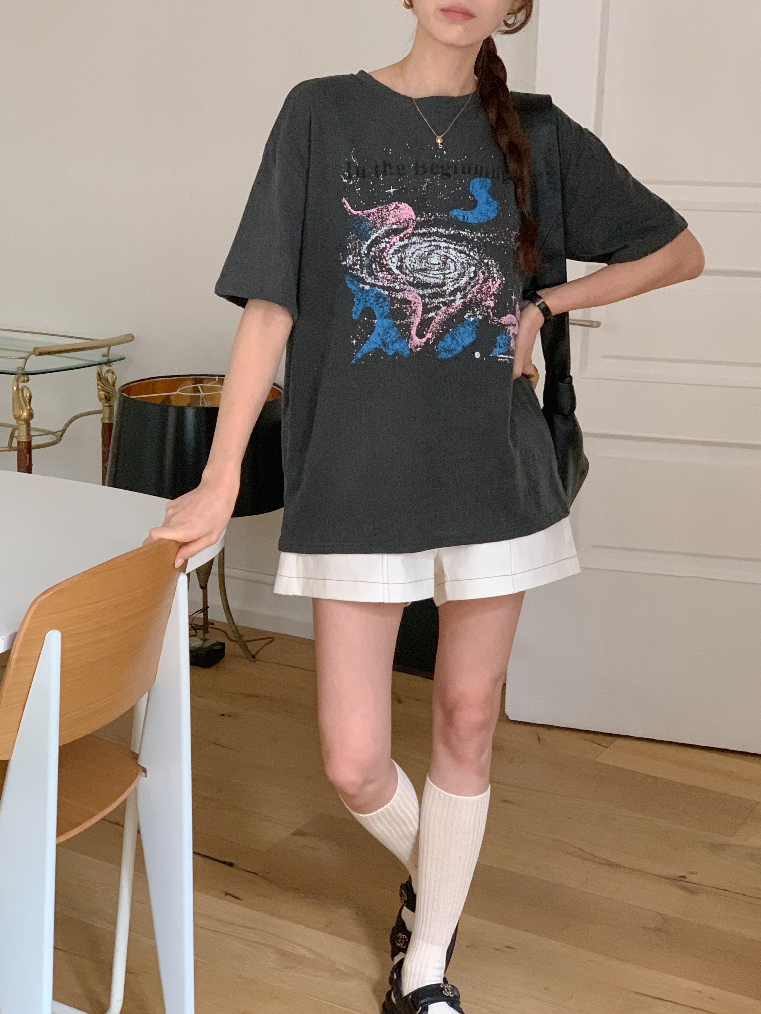 Beginningプリント半袖Tシャツ | 詳細画像4