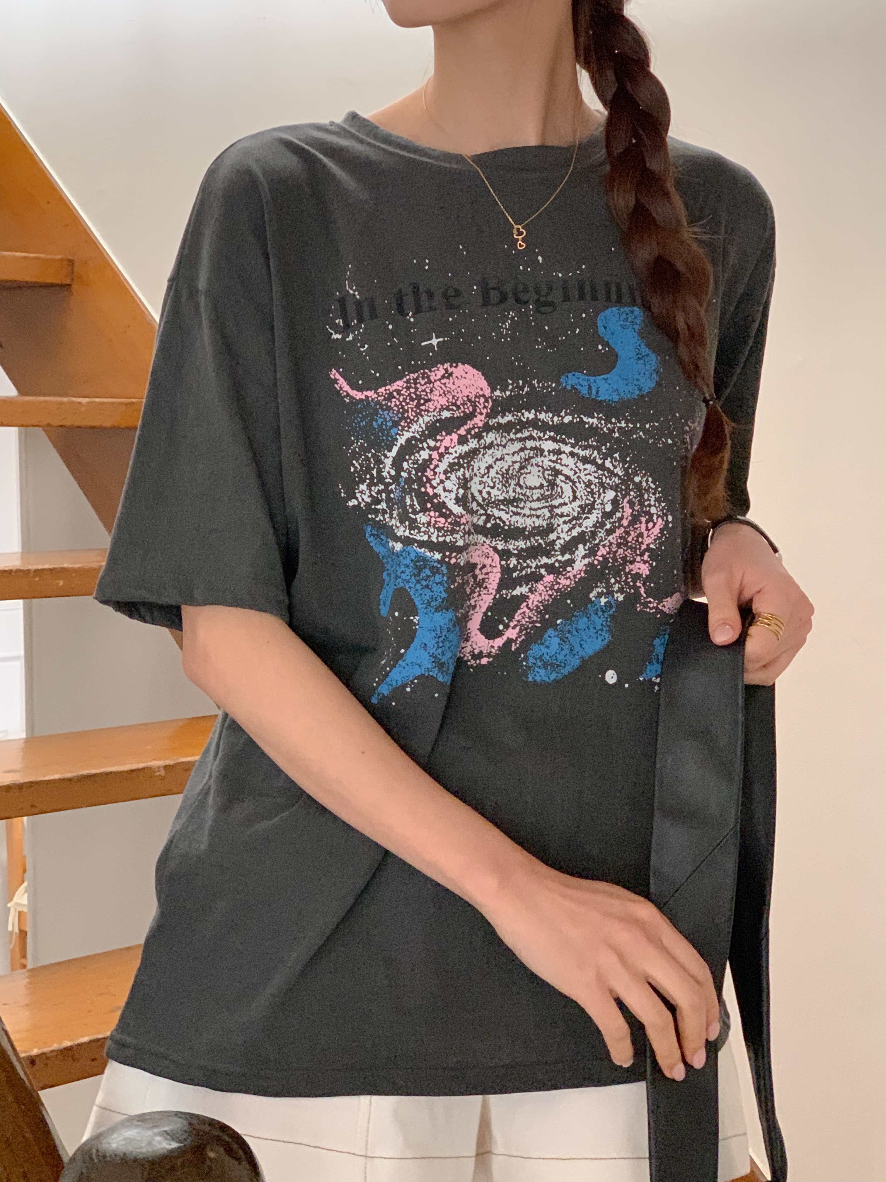 Beginningプリント半袖Tシャツ | 詳細画像9
