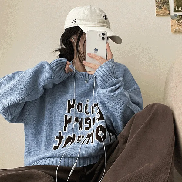 Enjoyボクシーニット | hijjoo | 詳細画像1