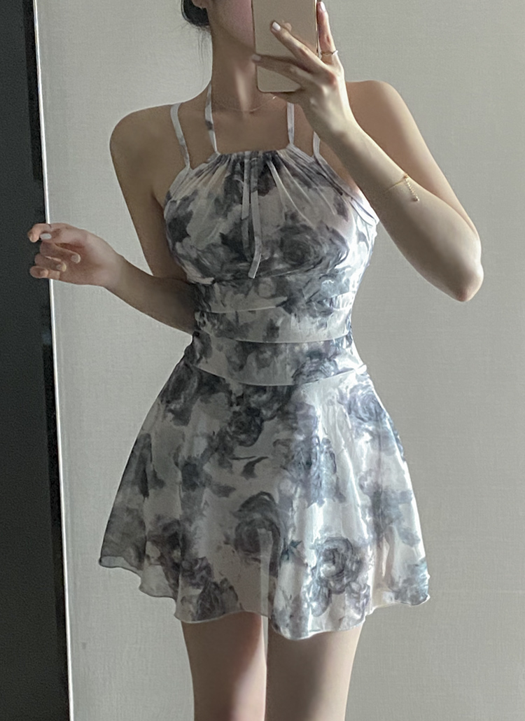 【Lepidos】ホルターネック　ワンピース　水着 Lepidos]オフホワイトホルターワンピース | KOBUNSHA SELECT