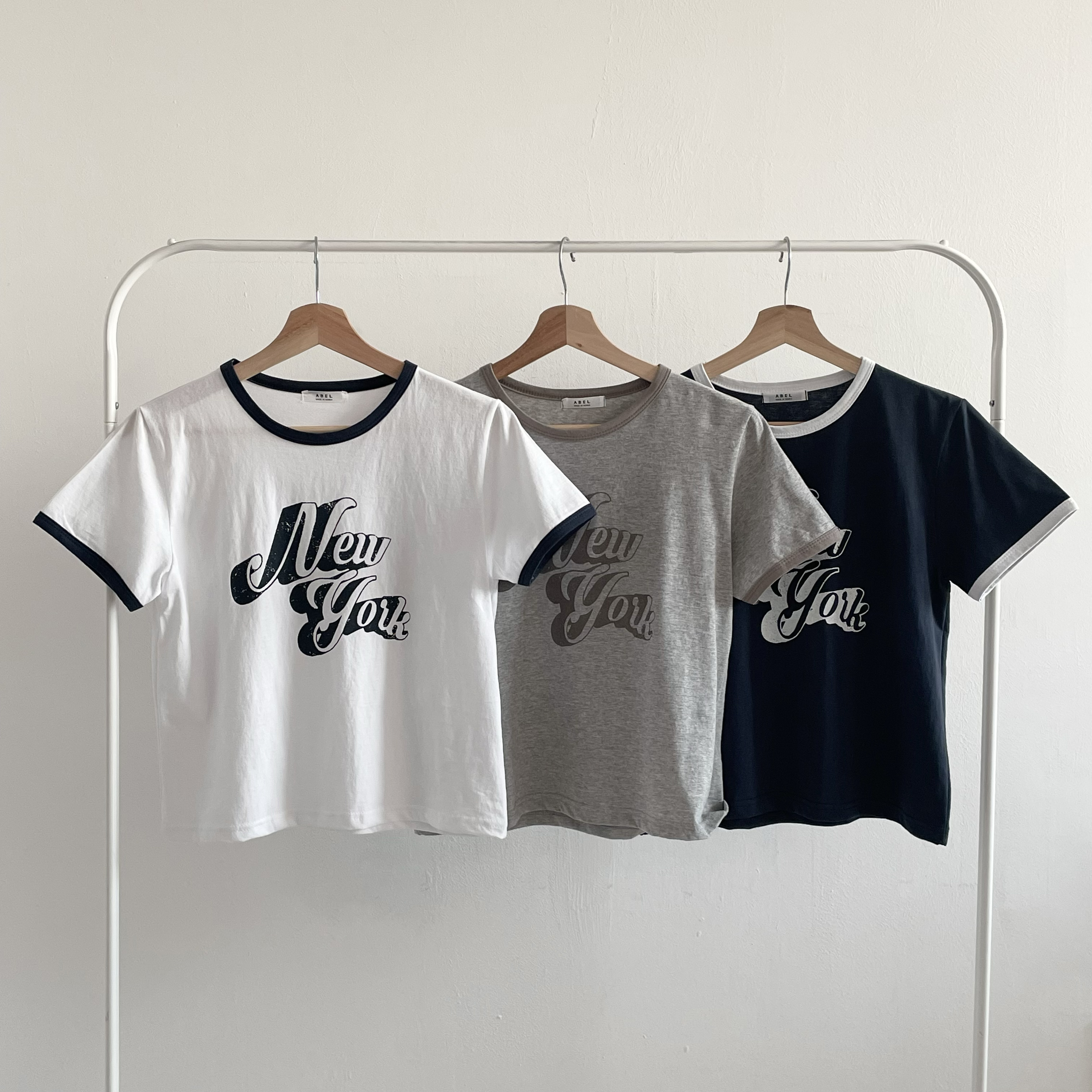 New yorkロゴリンガー半袖Tシャツ | 詳細画像12